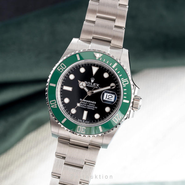 Rolex Submariner Date "Starbucks" Stahl Herrenuhr Oyster Perpetual 126610LV B&P [2203251]