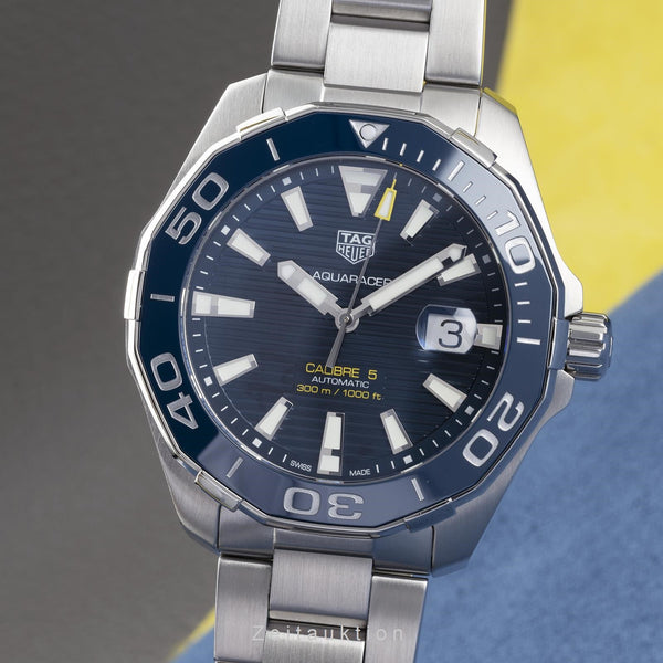 Tag Heuer Aquaracer steel automatic men's watch WAY201B.BA0927 LP: 3200EUR  [2203326]