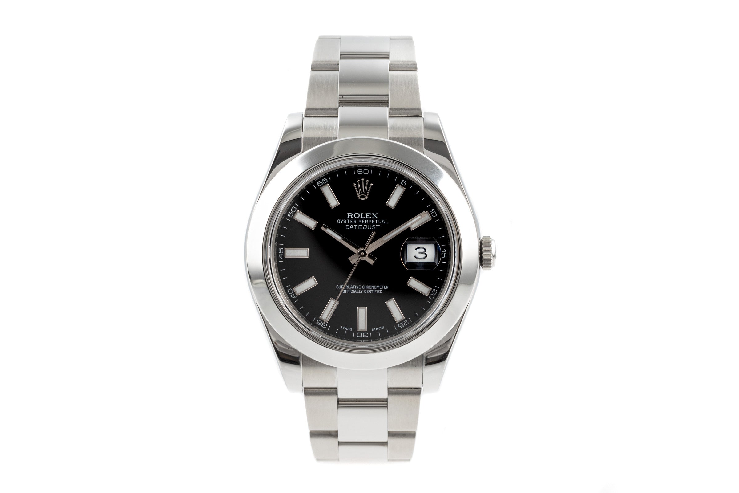 Rolex Datejust acciaio automatismo orologio da uomo 116300  [2203337]