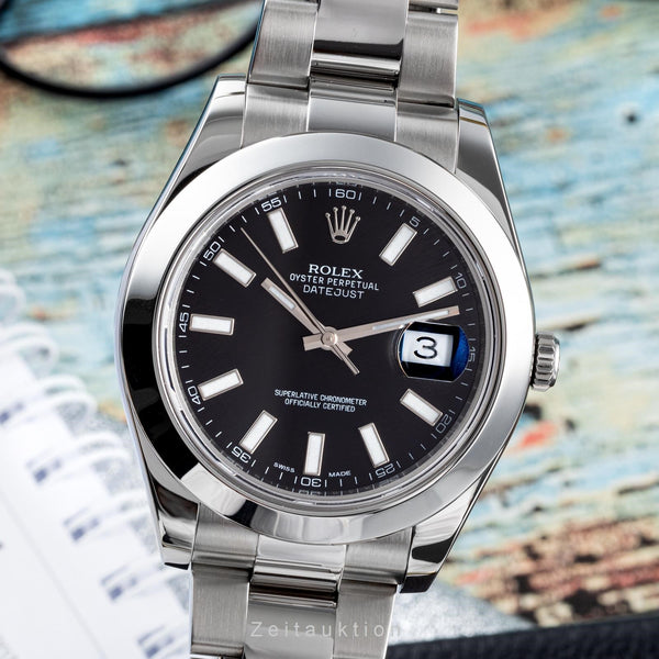 Rolex Datejust acciaio automatismo orologio da uomo 116300  [2203337]