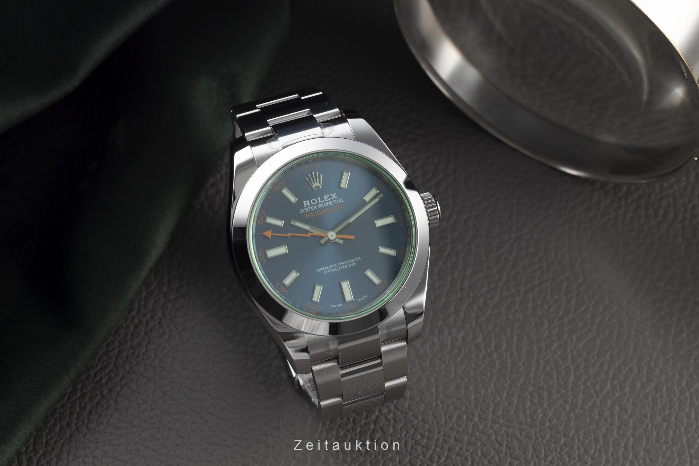 Rolex Milgauss acier automatique montre pour hommes 116400GV  [2203354]