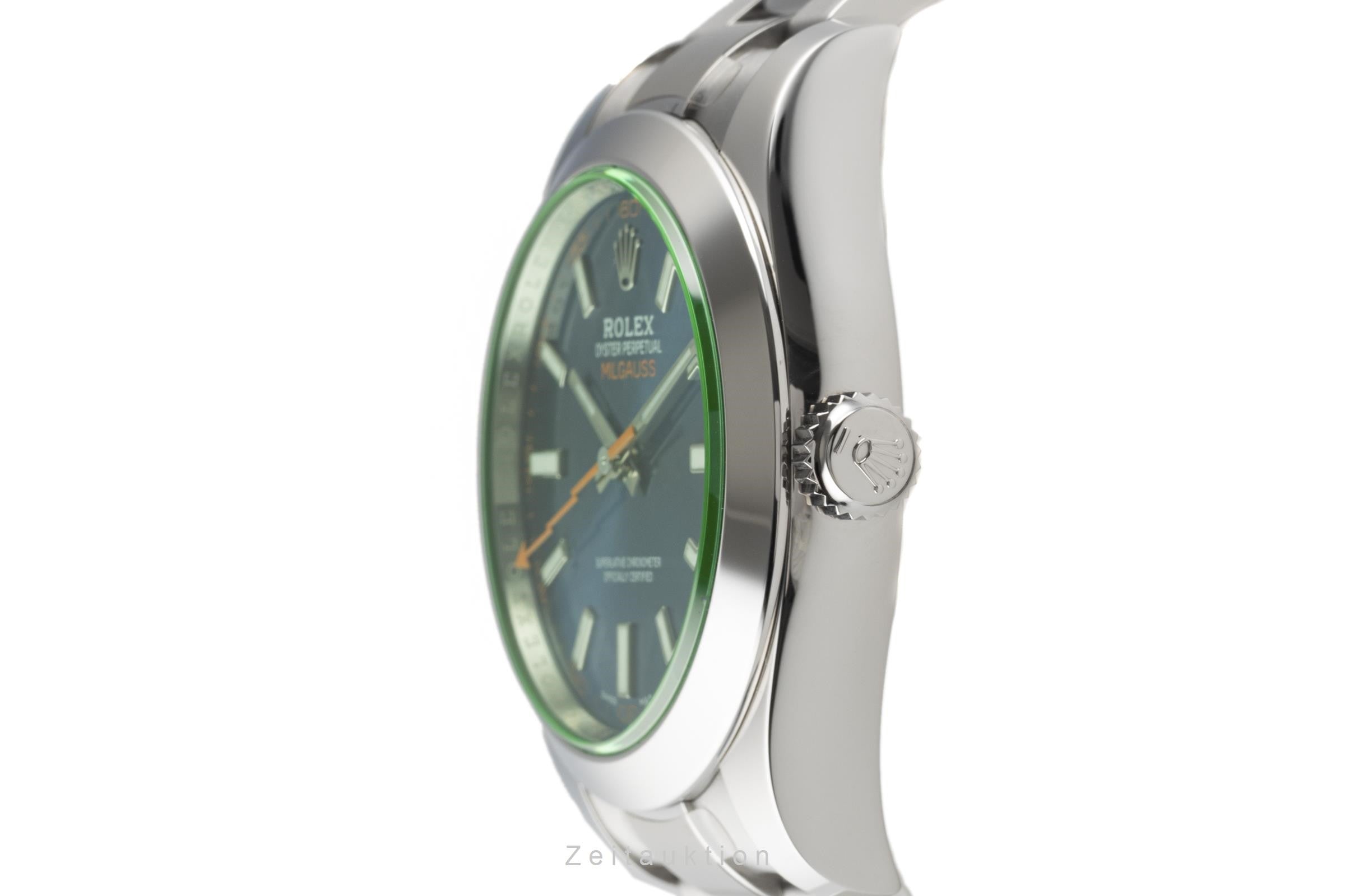 Rolex Milgauss acier automatique montre pour hommes 116400GV  [2203354]