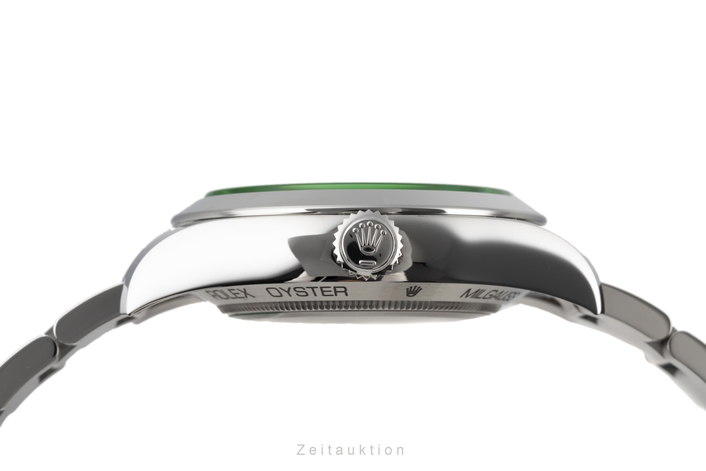 Rolex Milgauss acier automatique montre pour hommes 116400GV  [2203354]