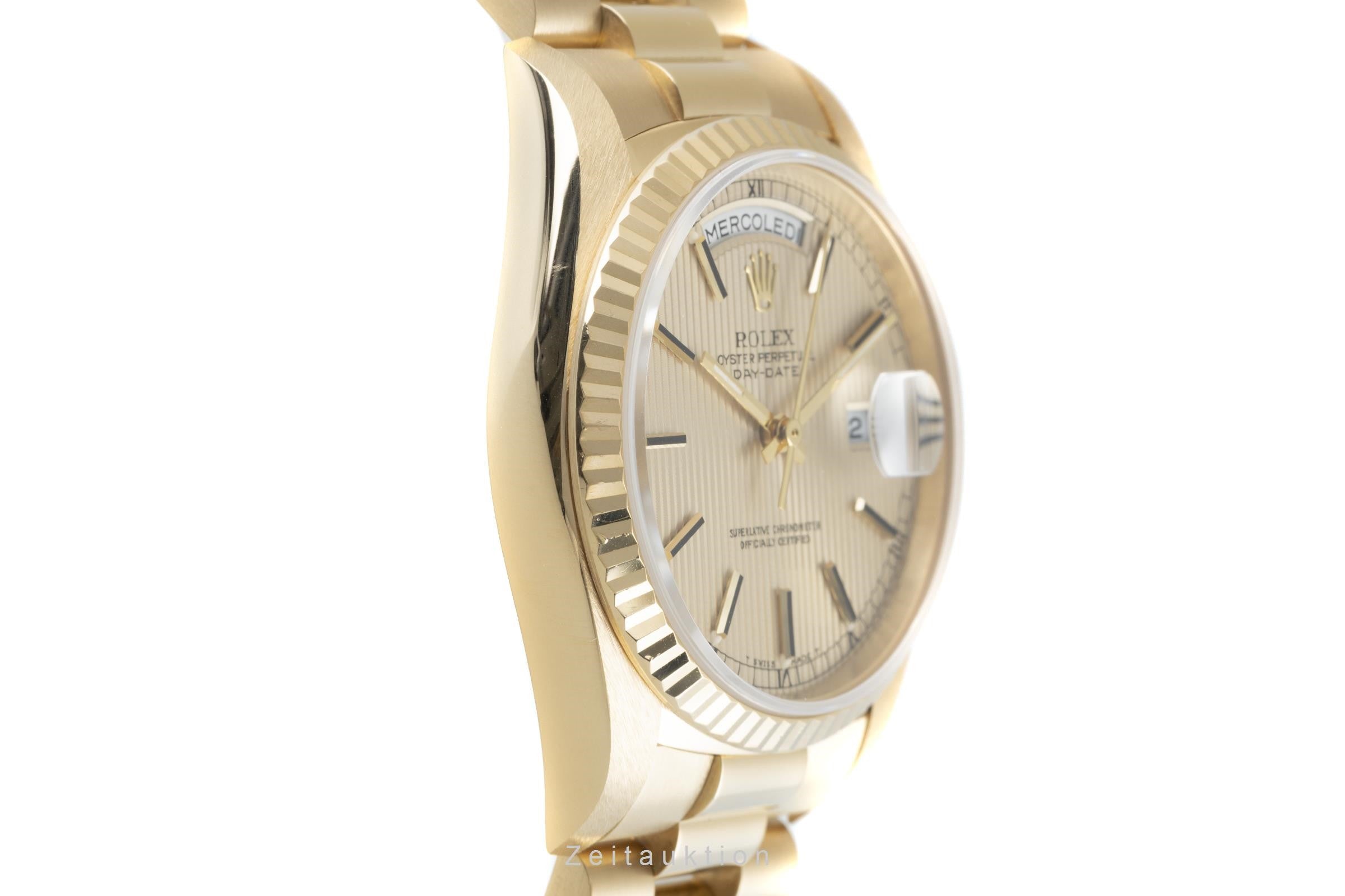 Rolex Day-Date oro 18 ct automatismo orologio da uomo 18238  [2203360]