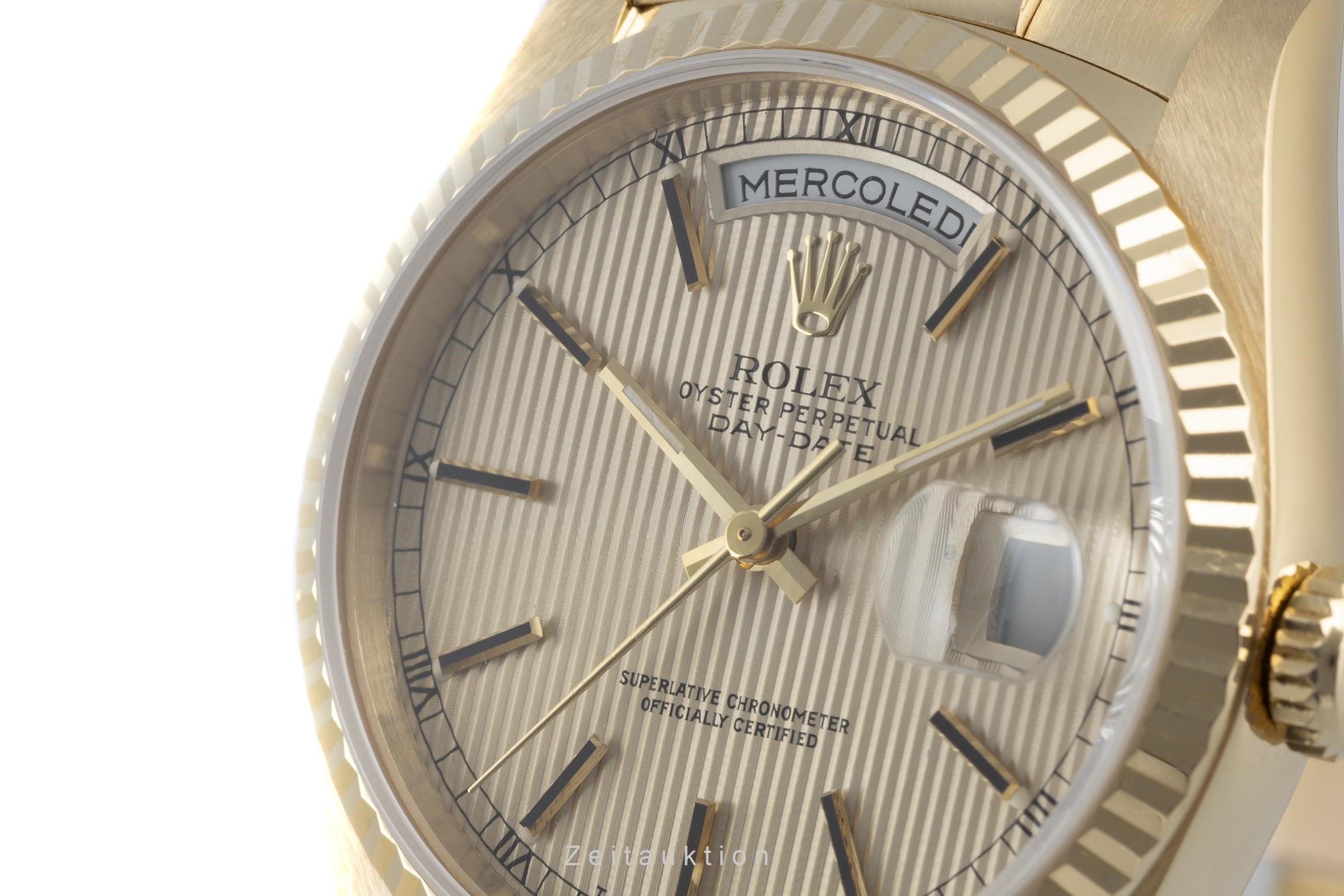 Rolex Day-Date oro 18 ct automatismo orologio da uomo 18238  [2203360]