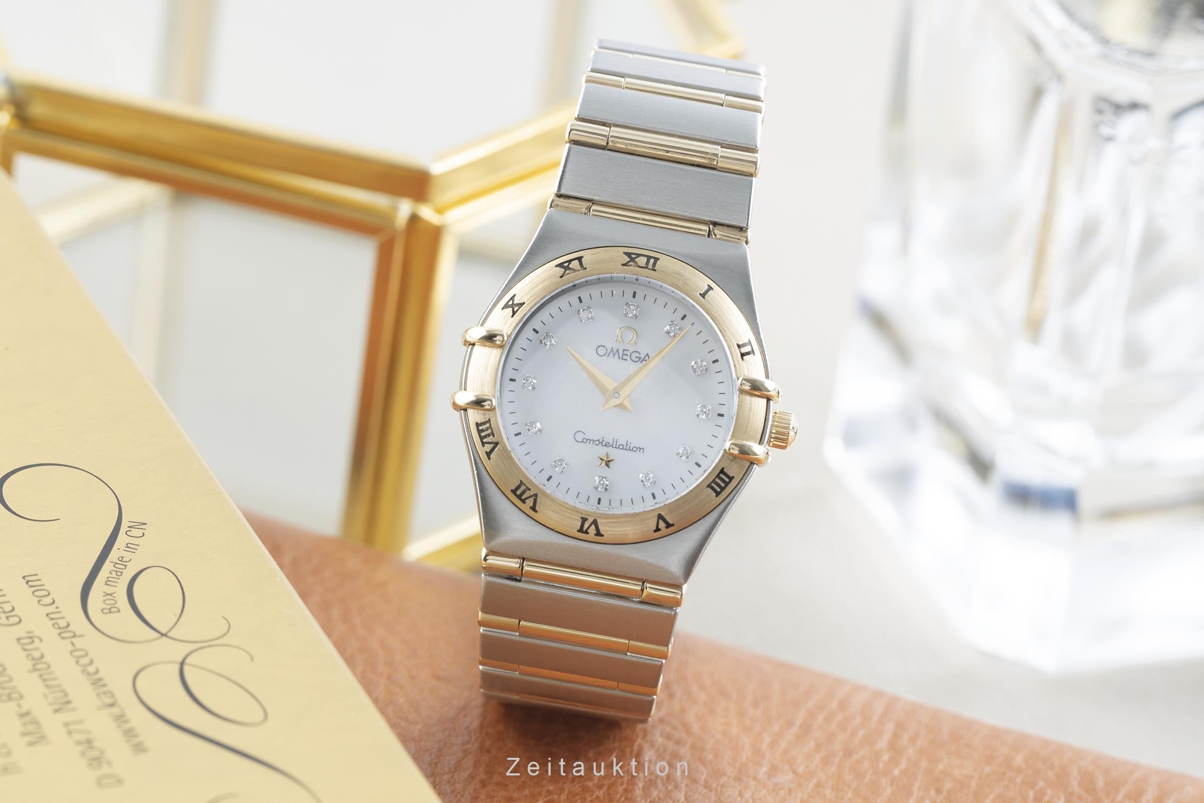 Omega Constellation acero / oro cuarzo reloj para damas  1272.75.00 LP: 5700EUR  [2203364]