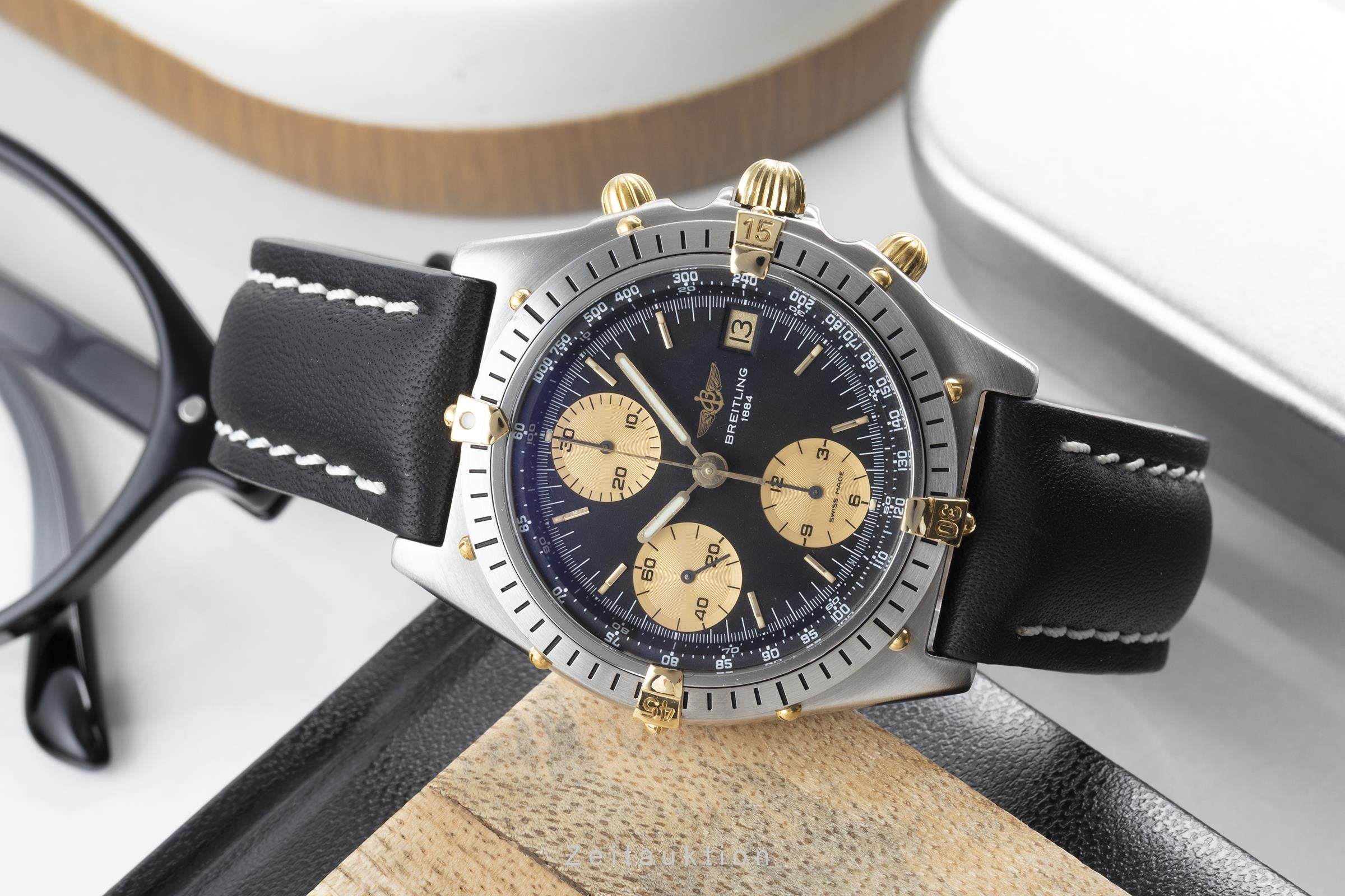 Breitling Chronomat cronografo acciaio / oro automatismo orologio da uomo 81.950, B13047 LP: 9300EUR  [2203400]