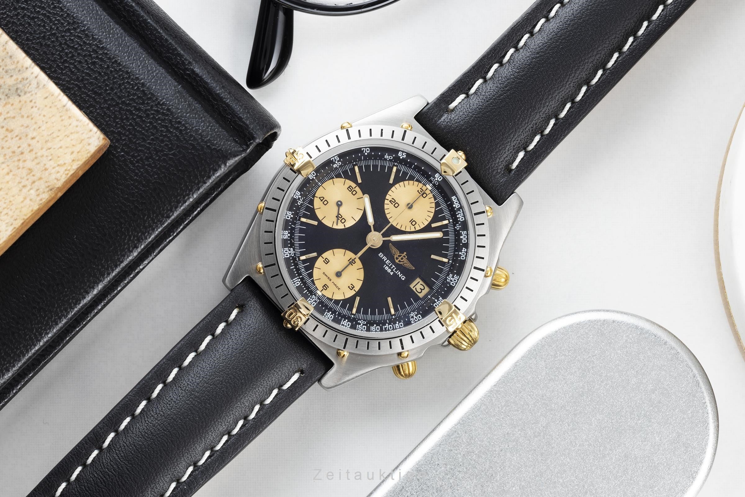 Breitling Chronomat cronografo acciaio / oro automatismo orologio da uomo 81.950, B13047 LP: 9300EUR  [2203400]