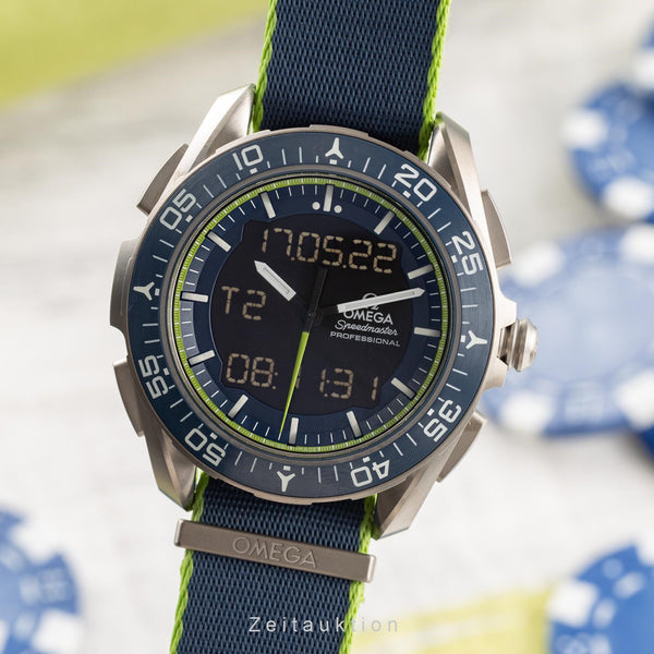 Omega Speedmaster titane  quartz montre pour hommes 318.92.45.79.03.001 LP: 5500EUR Limited  [2203463]