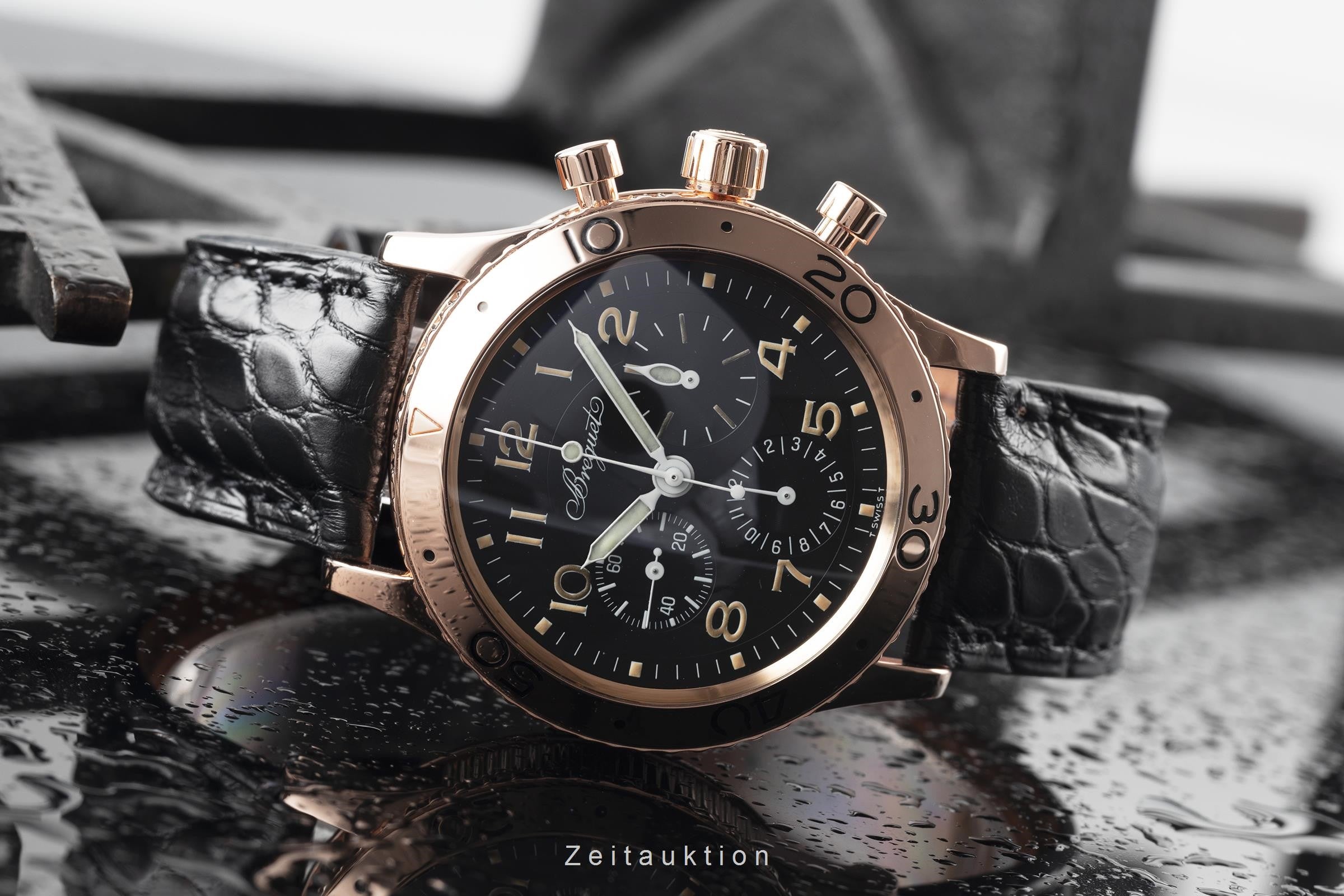 Breguet Type XX chronograph 18 ct red gold automatic men's watch 3800  [2203498]