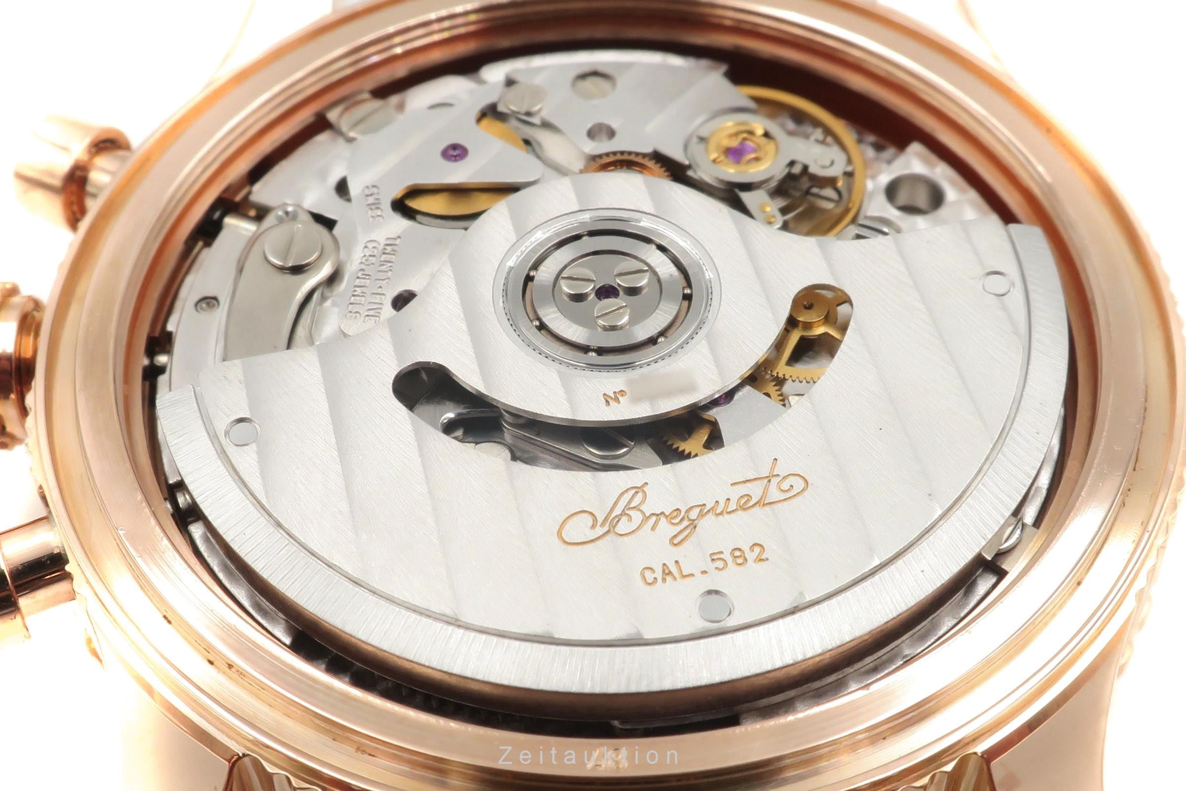 Breguet Type XX chronograph 18 ct red gold automatic Kal. 582 Ref