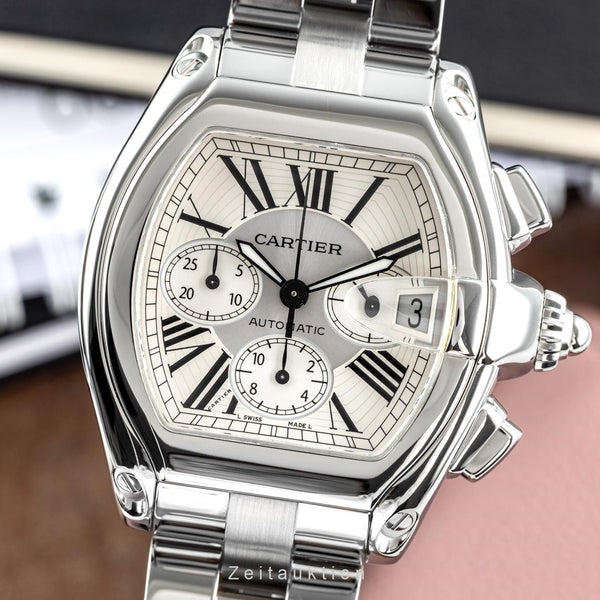 Cartier Roadster cronógrafo acero automático reloj para caballeros 2618  [2203539]