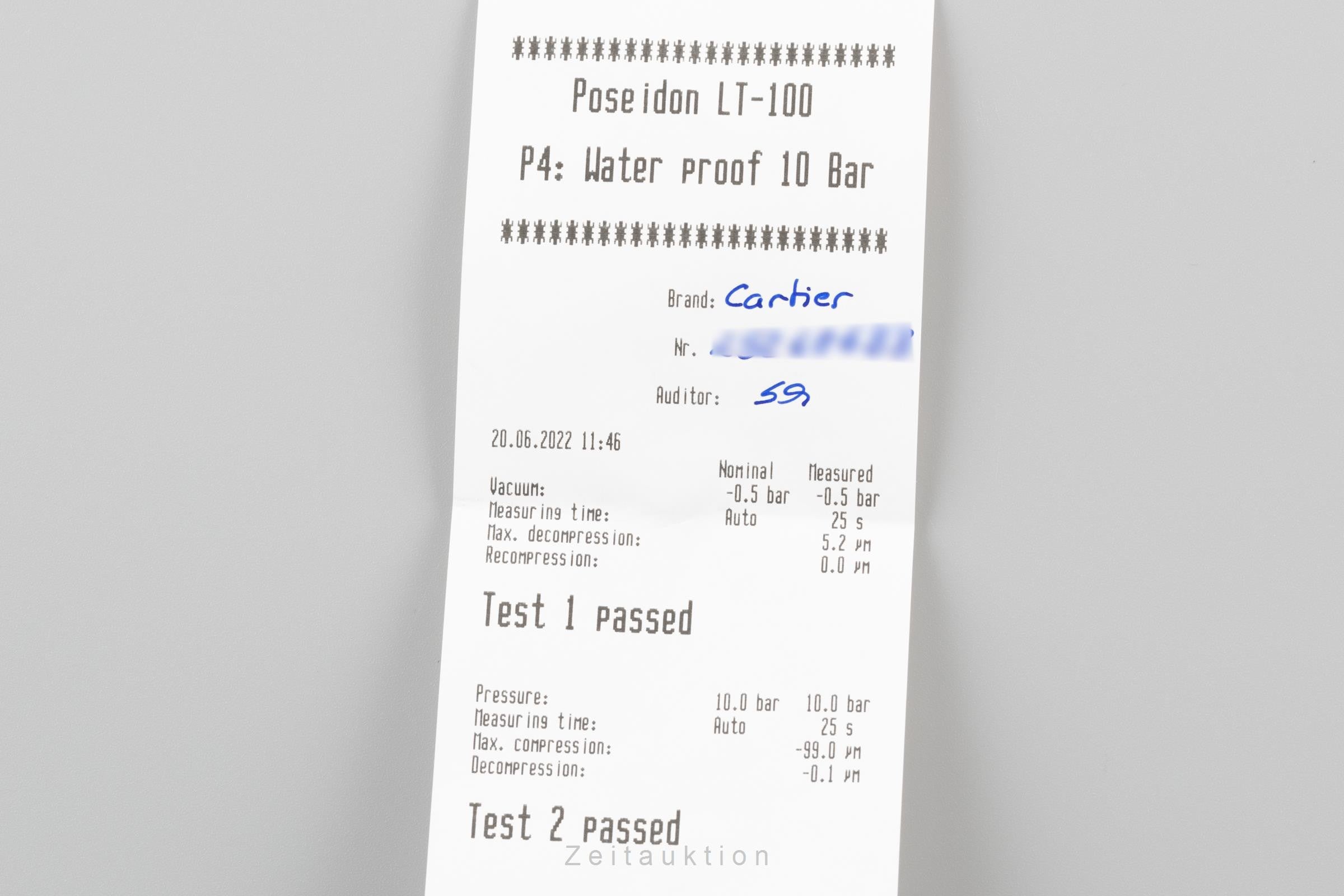 Cartier Roadster cronógrafo acero automático reloj para caballeros 2618  [2203539]