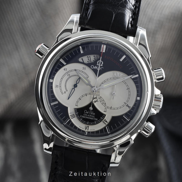 Omega De Ville Chronoscope Chronograph Co-Axial Rattrapante Ref. 4847.50.31 B&P [2203549]