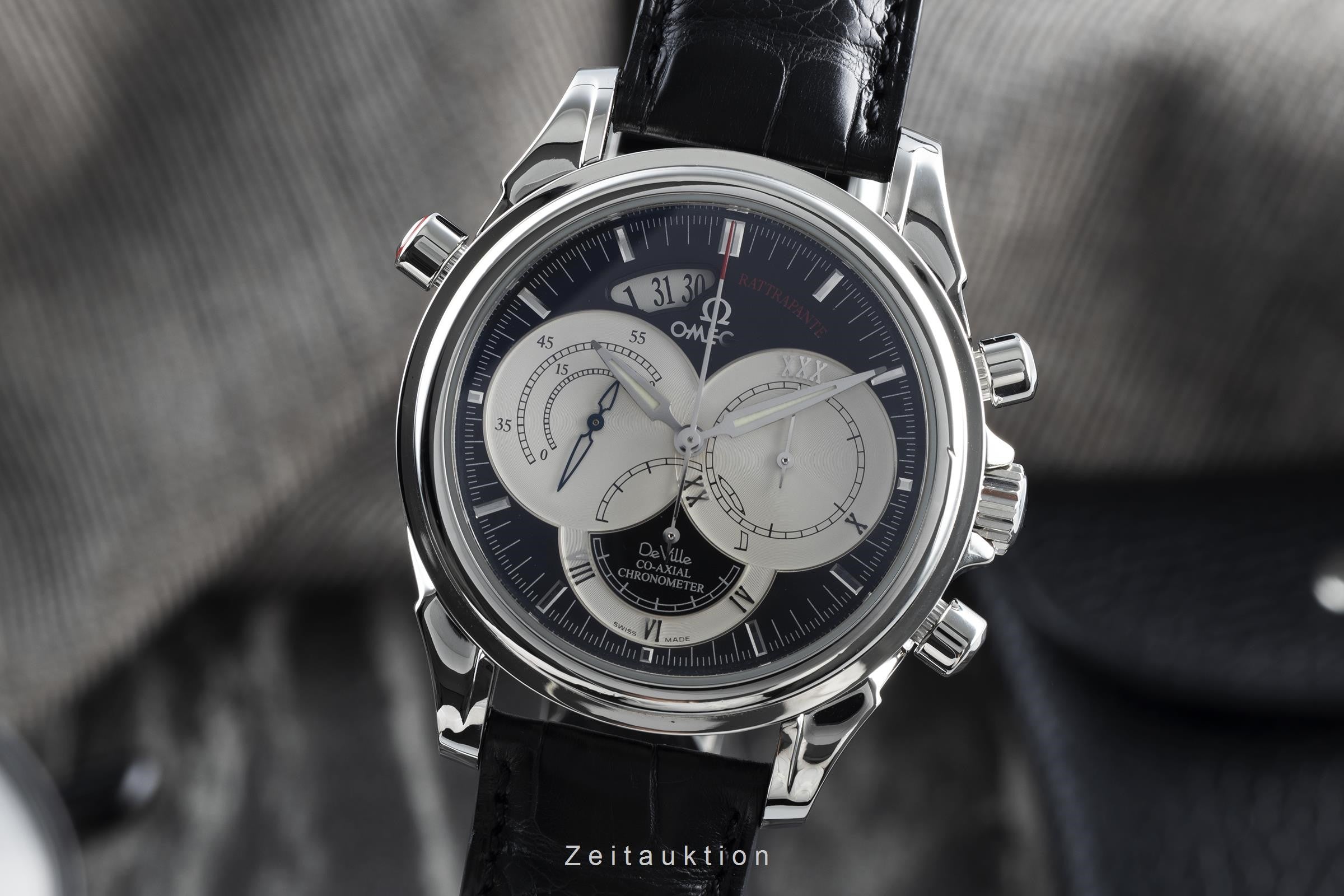 Omega De Ville chronograph steel automatic men's watch 4847.50.31  [2203549]