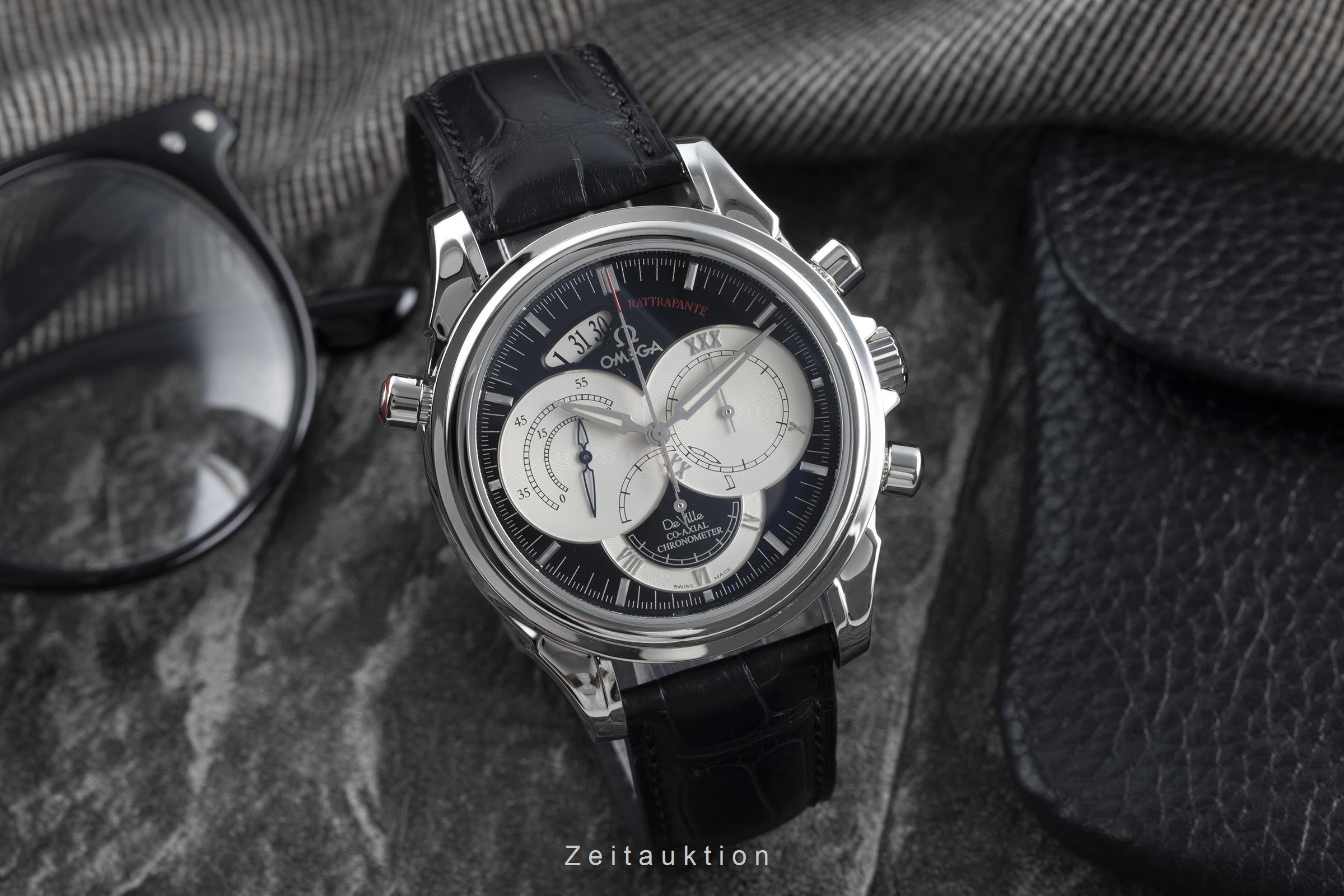 Omega De Ville Chronoscope Chronograph Co-Axial Rattrapante Ref. 4847.50.31 B&P [2203549]