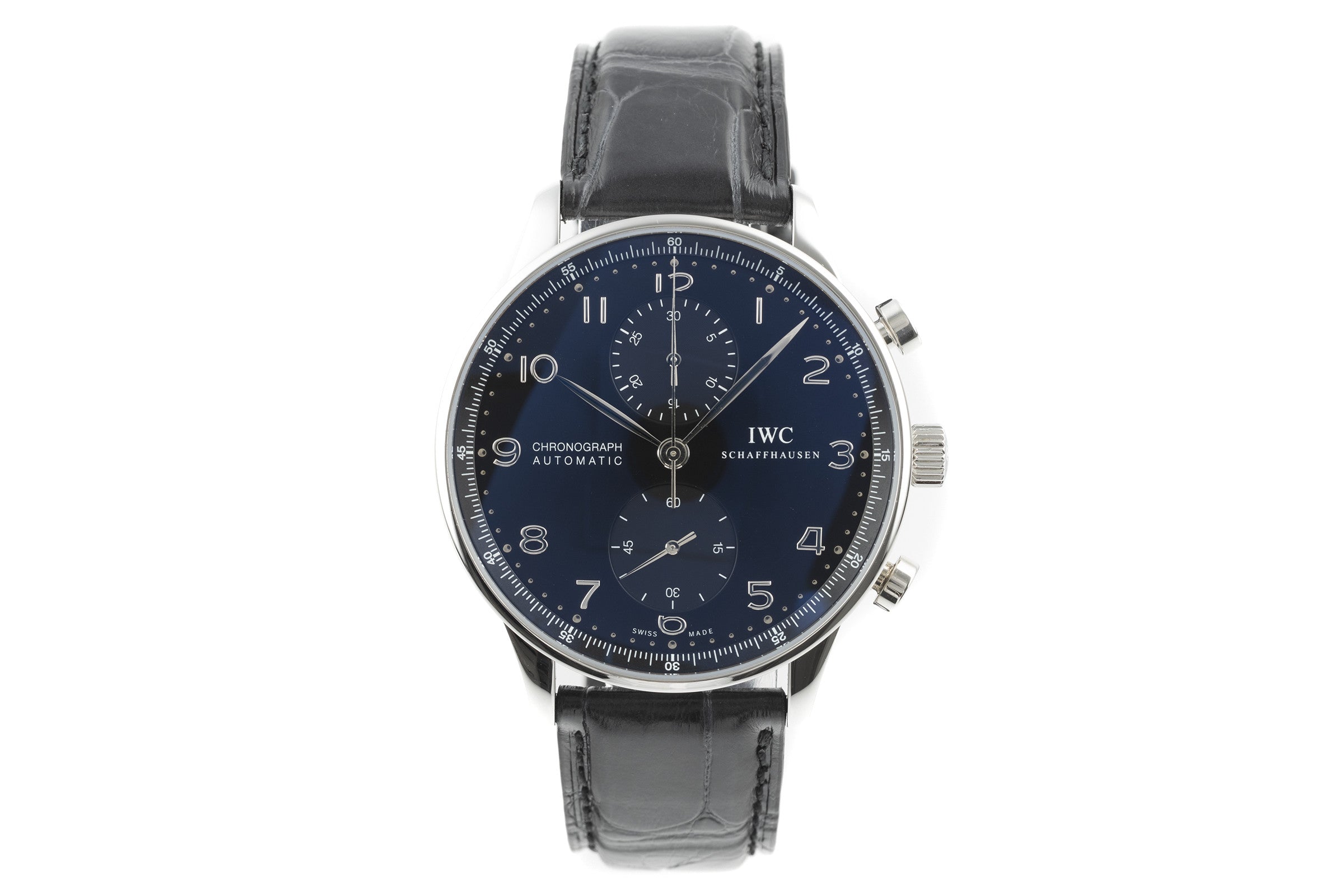 IWC Portugieser Chronograph Automatik Stahl Herrenuhr Ref. IW3714 VP: 8600,- € [2203569]