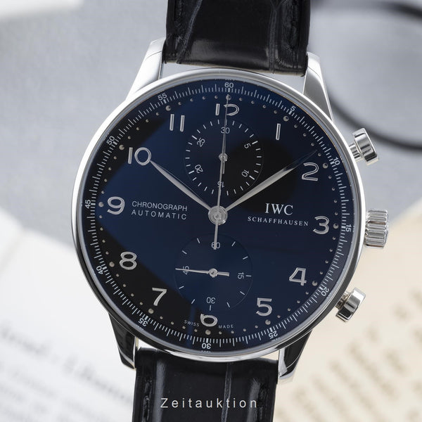 IWC Portugieser Chronograph Automatik Stahl Herrenuhr Ref. IW3714 VP: 8600,- € [2203569]