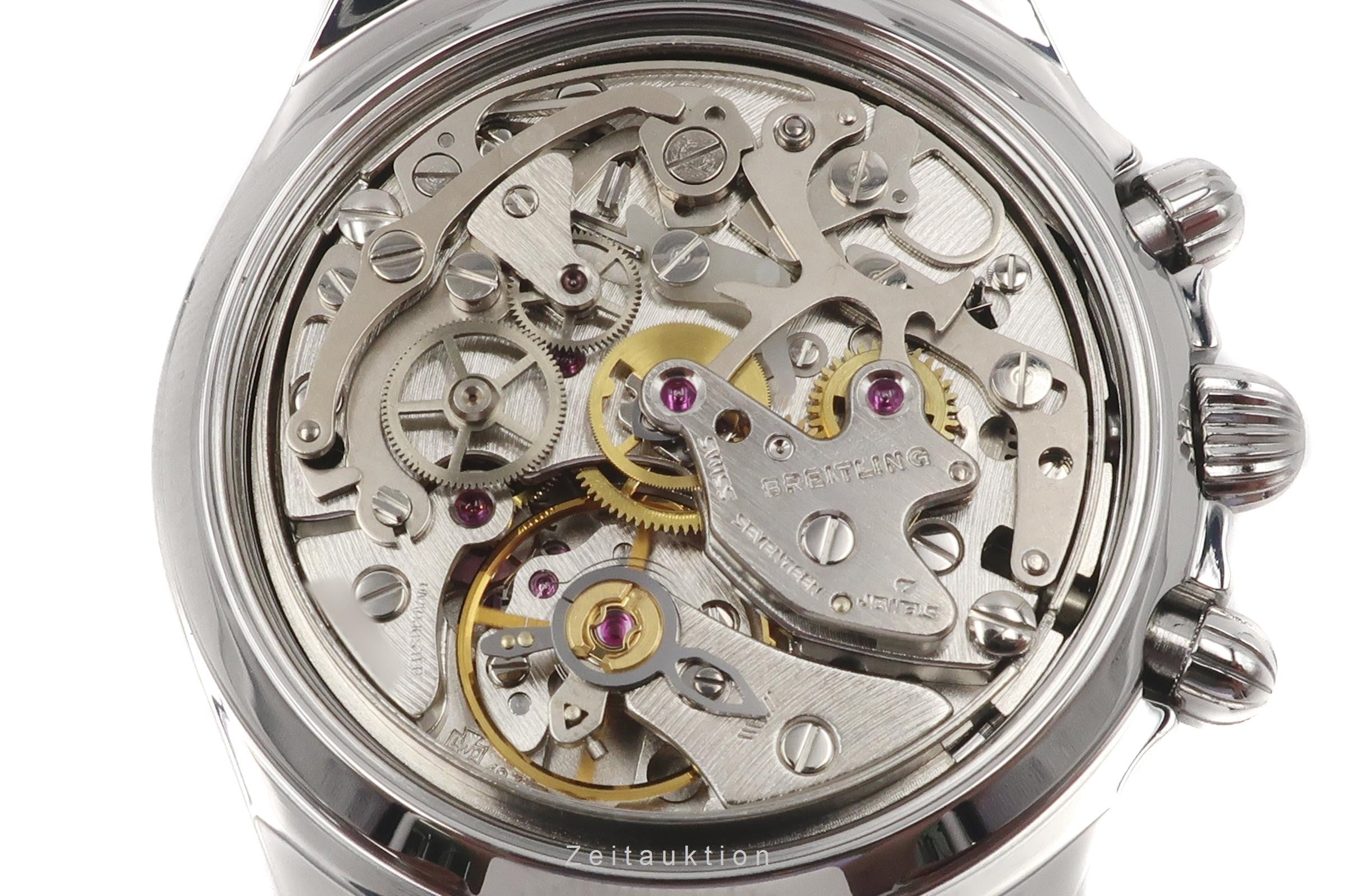 Breitling Callisto chronograph steel / gold manual winding men's watch B11047  [2203623]