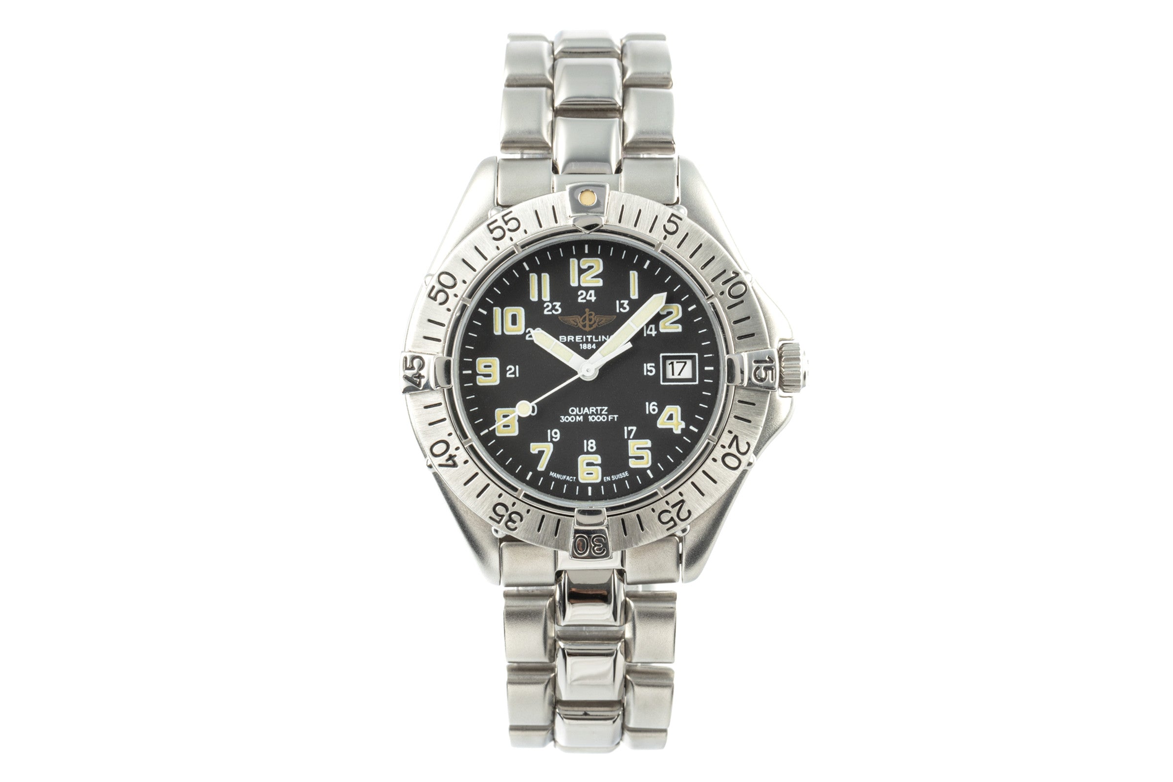 Breitling Colt steel quartz men's watch A57035  [2203633]