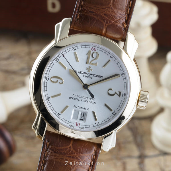 Vacheron & Constantin Malte oro 18 ct automatismo orologio da uomo 42015 LP: 12200EUR  [2203636]