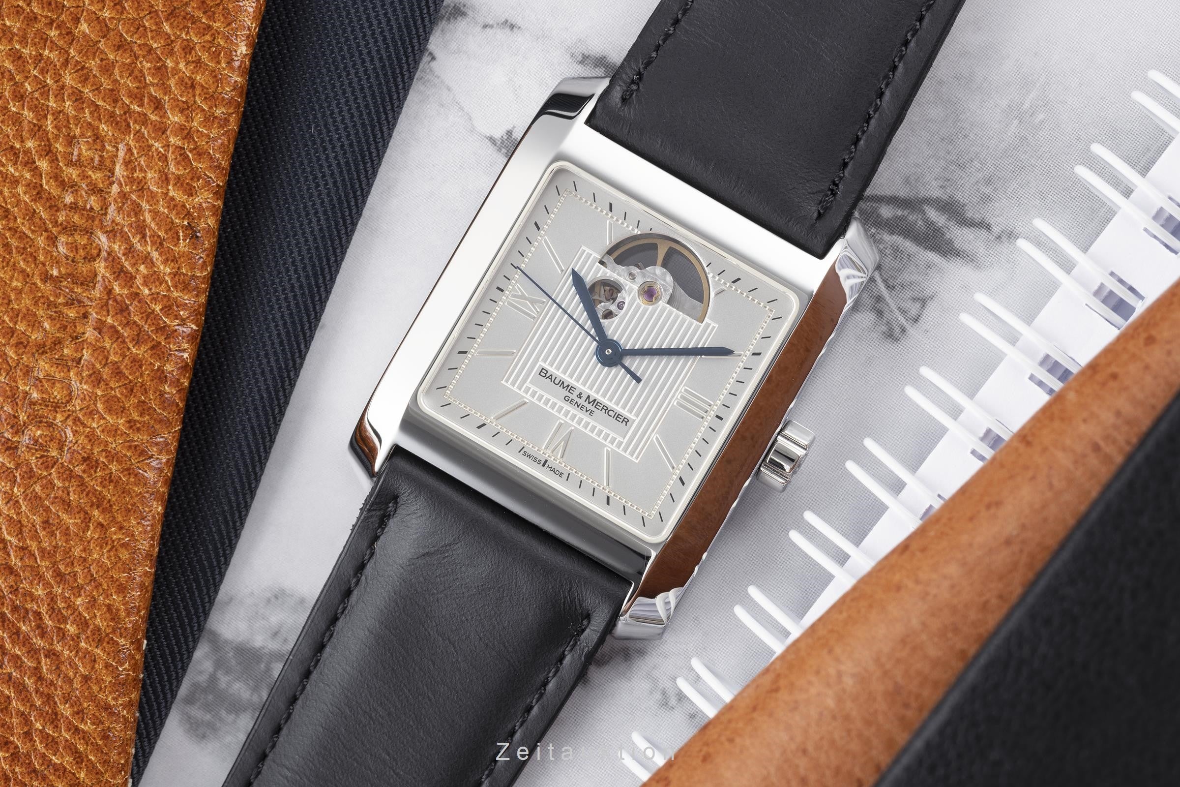 Baume & Mercier Hampton acero automático reloj para caballeros 65577  [2203650]