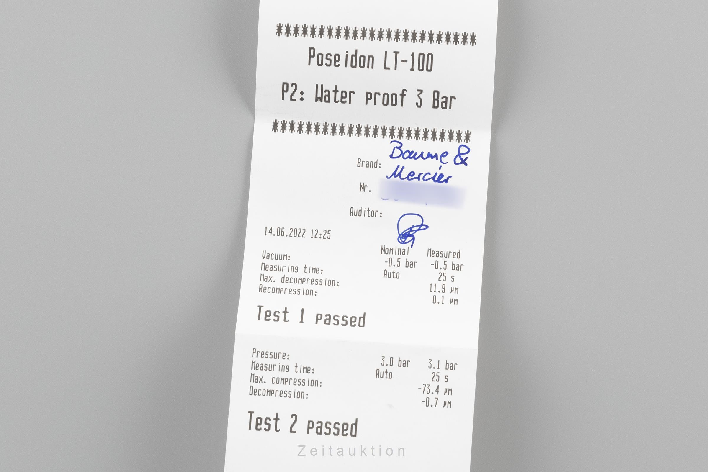 Baume & Mercier Hampton acero automático reloj para caballeros 65577  [2203650]