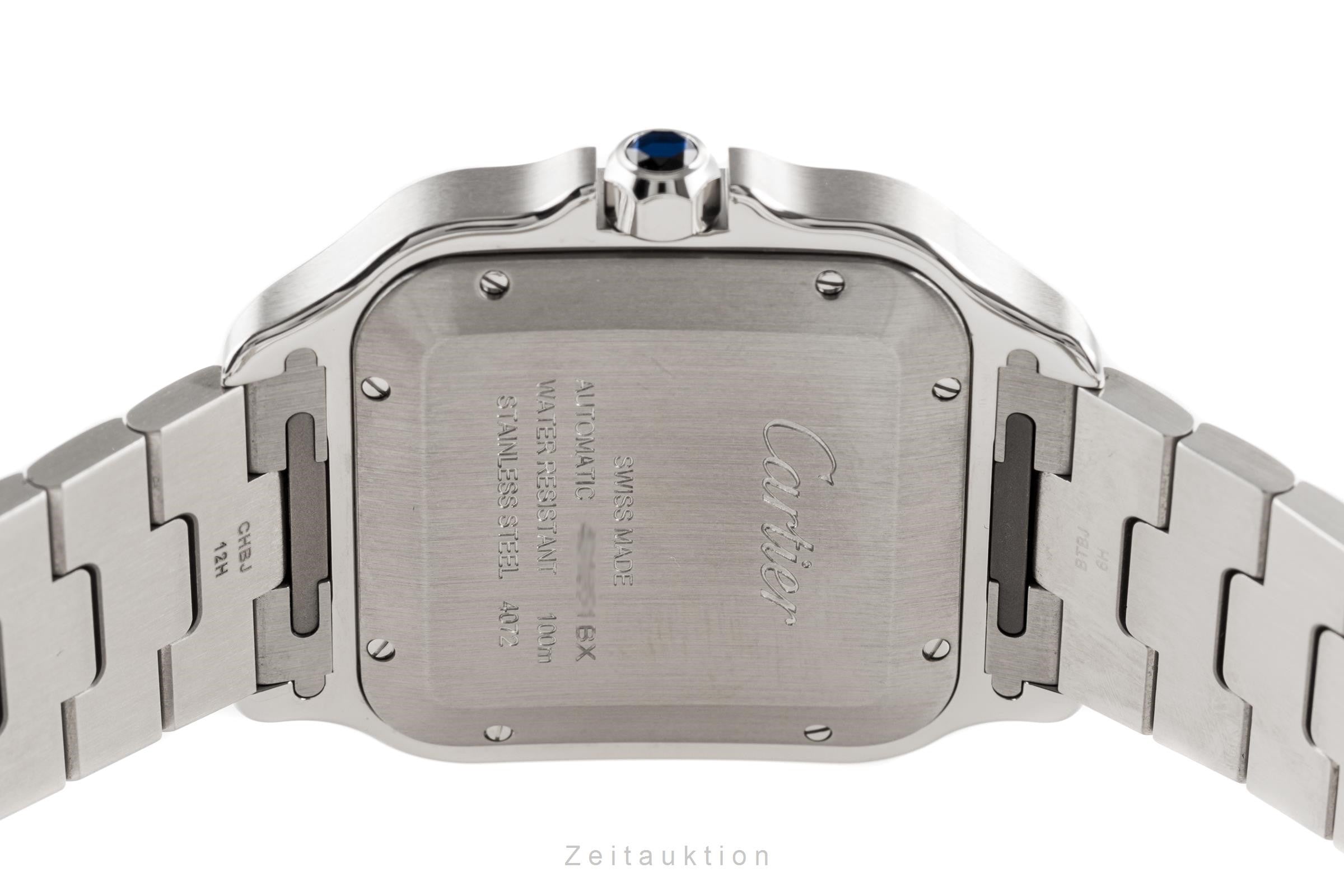 Cartier Santos acier automatique montre pour hommes WSSA0018 LP: 7600EUR  [2203668]