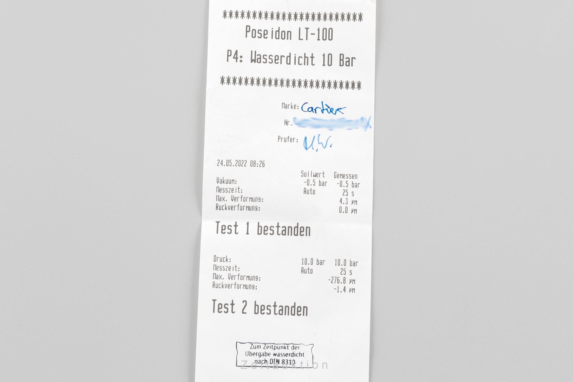 Cartier Santos acier automatique montre pour hommes WSSA0018 LP: 7600EUR  [2203668]