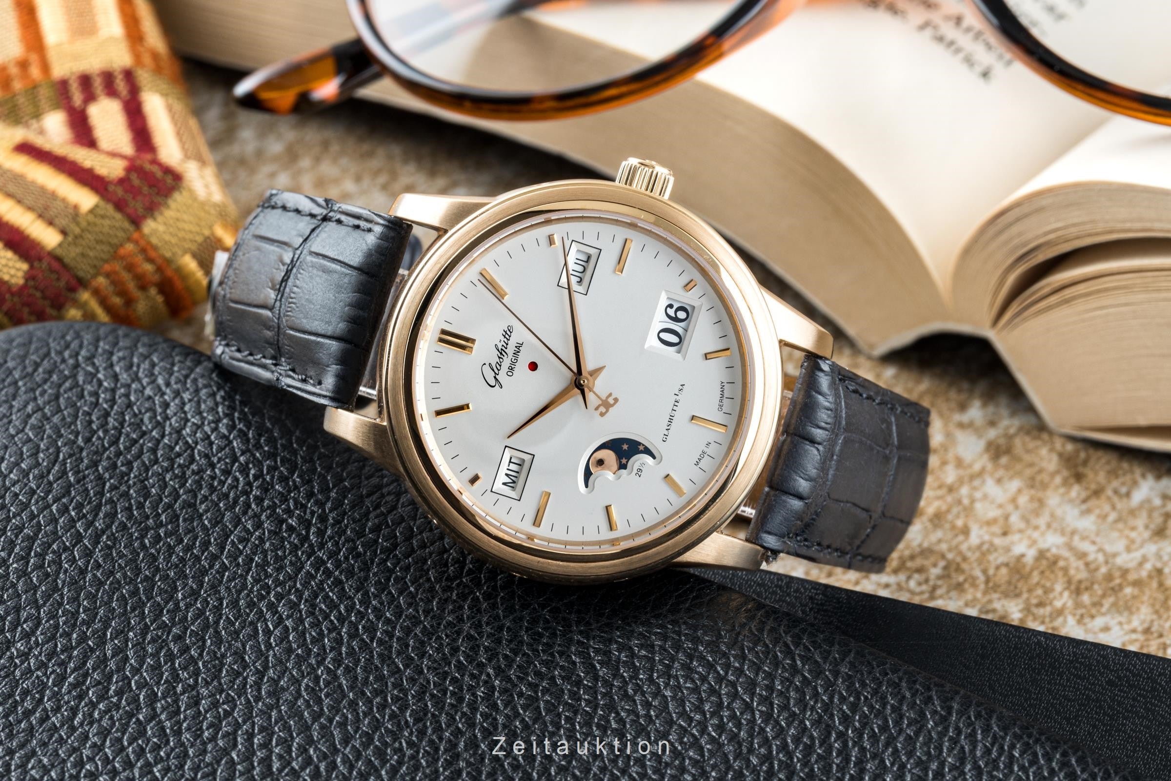 Glashütte Original Senator Perpetual Calendar 18K Roségold Ref. 39-50-01-11-04 [2203670]