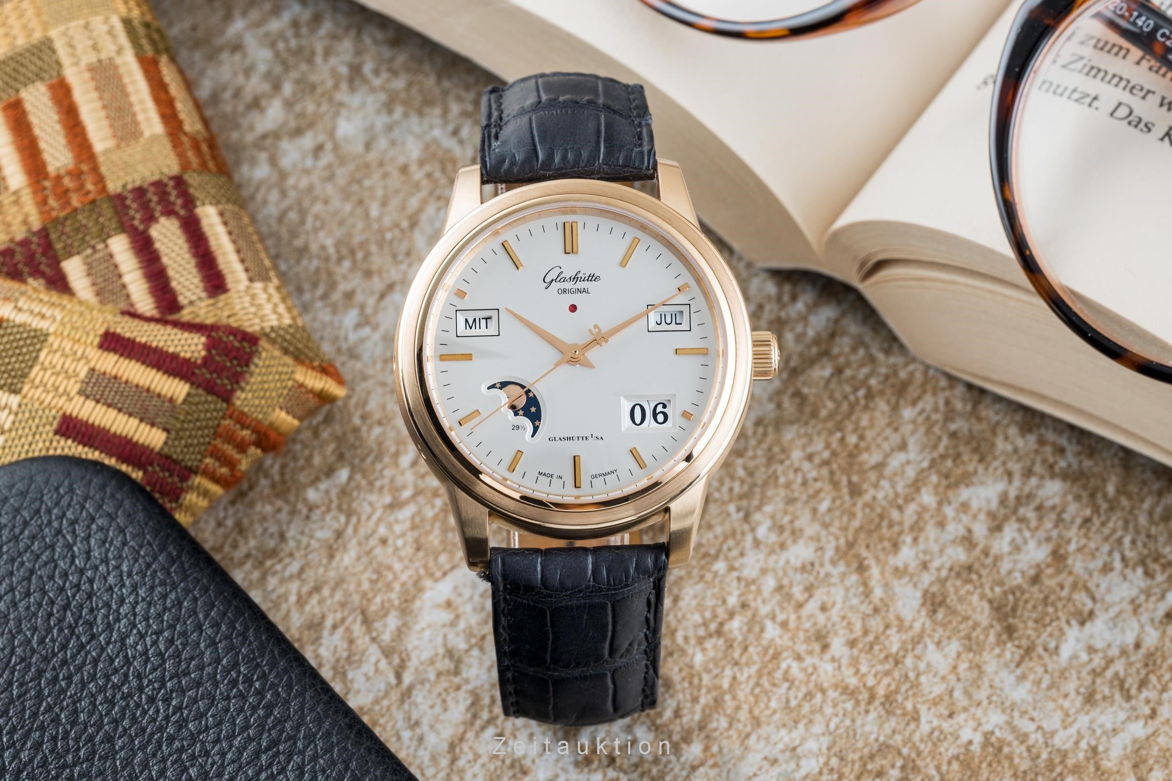 Glashütte Original Senator Perpetual Calendar 18K Roségold Ref. 39-50-01-11-04 [2203670]