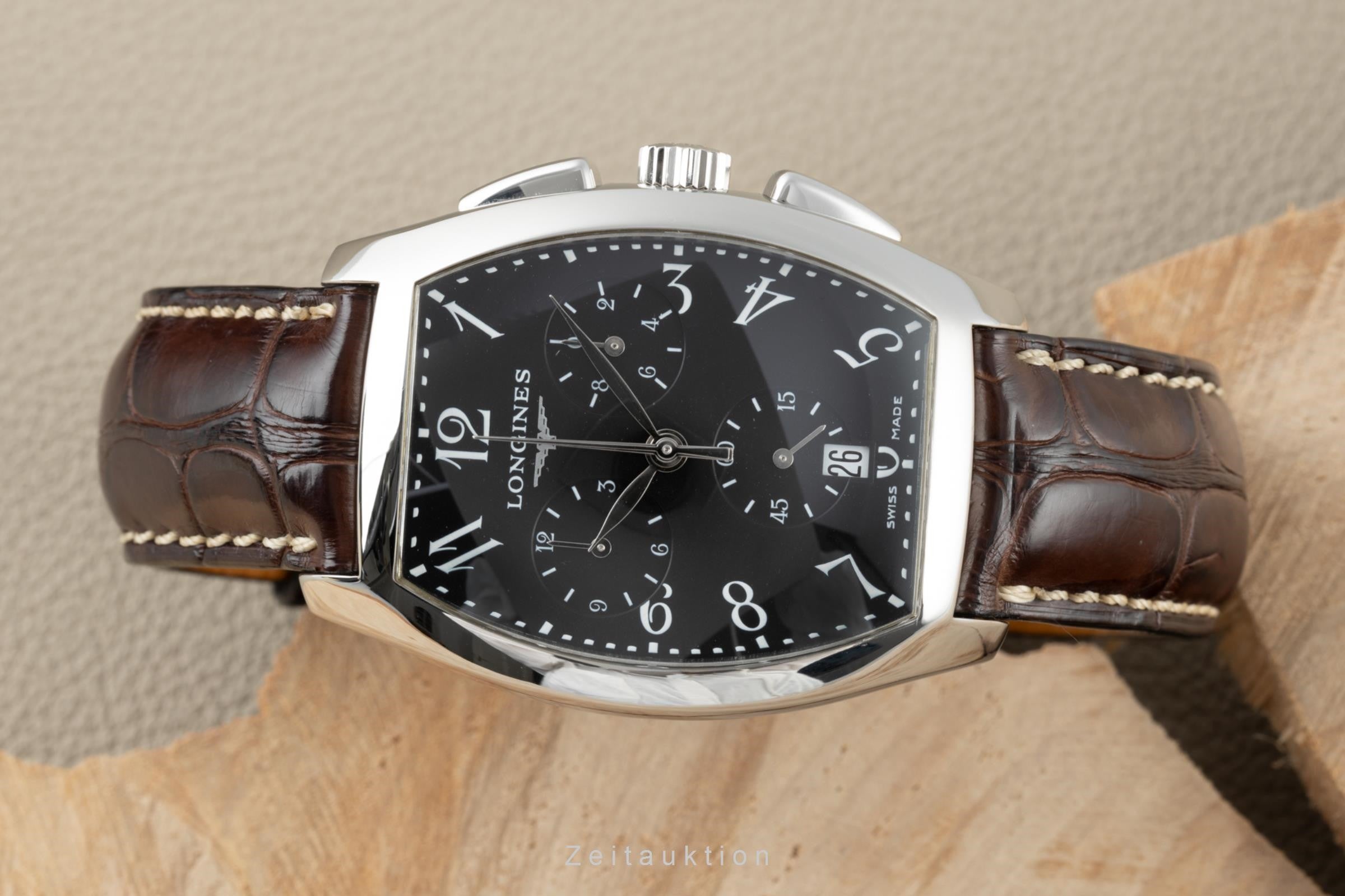 Longines Evidenza chronograph steel quartz men's watch L2.656.4  [2203671]