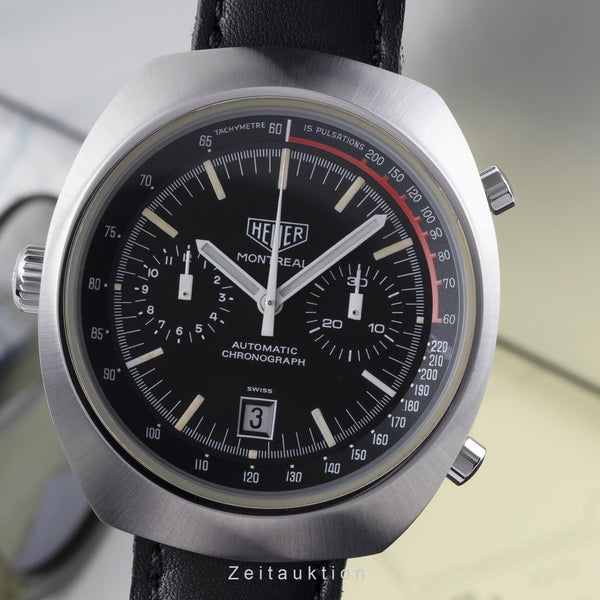 Tag Heuer Montreal cronografo acciaio automatismo orologio da uomo 110.503 Vintage  [2203689]