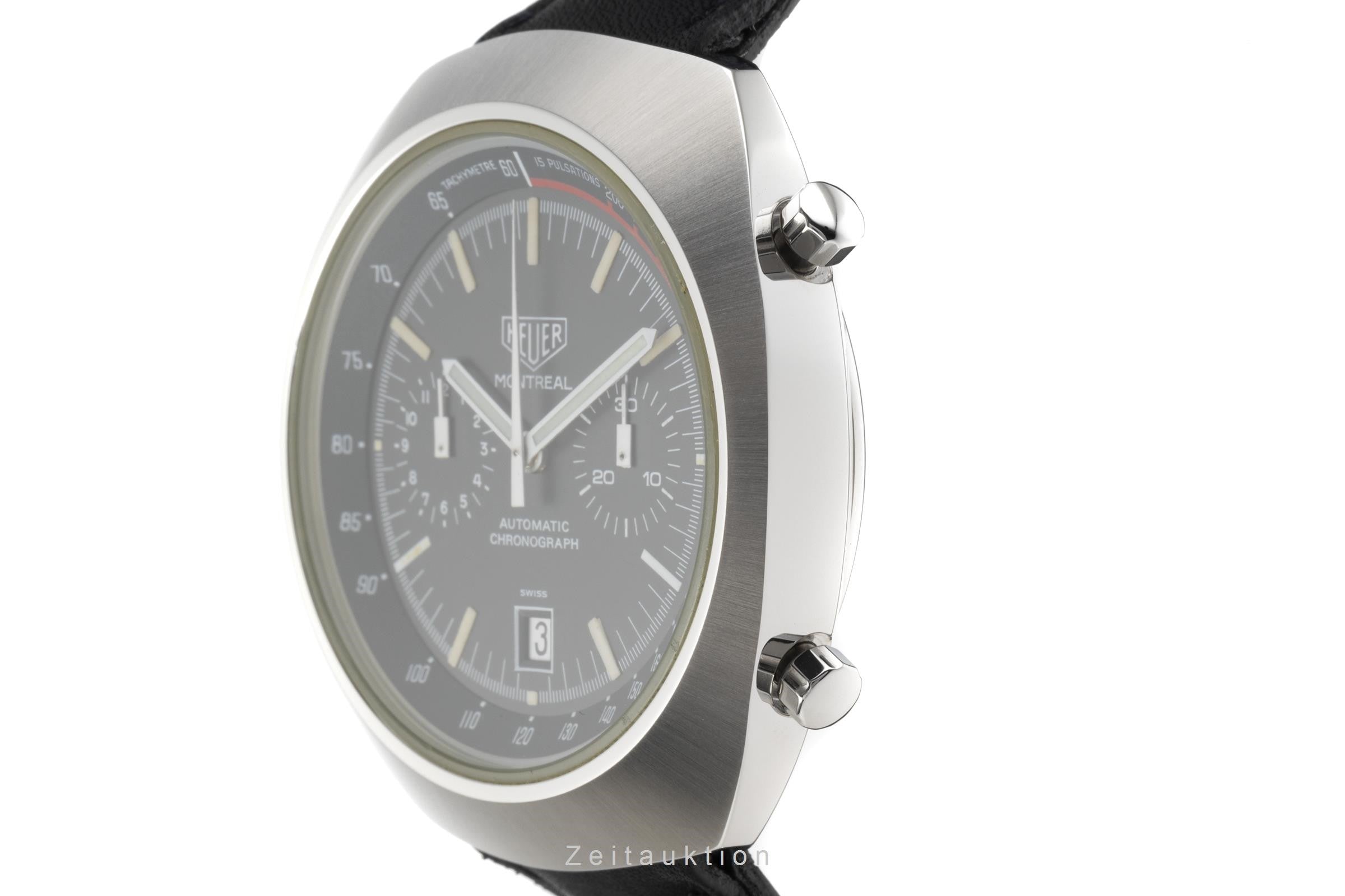 Tag Heuer Montreal cronografo acciaio automatismo orologio da uomo 110.503 Vintage  [2203689]