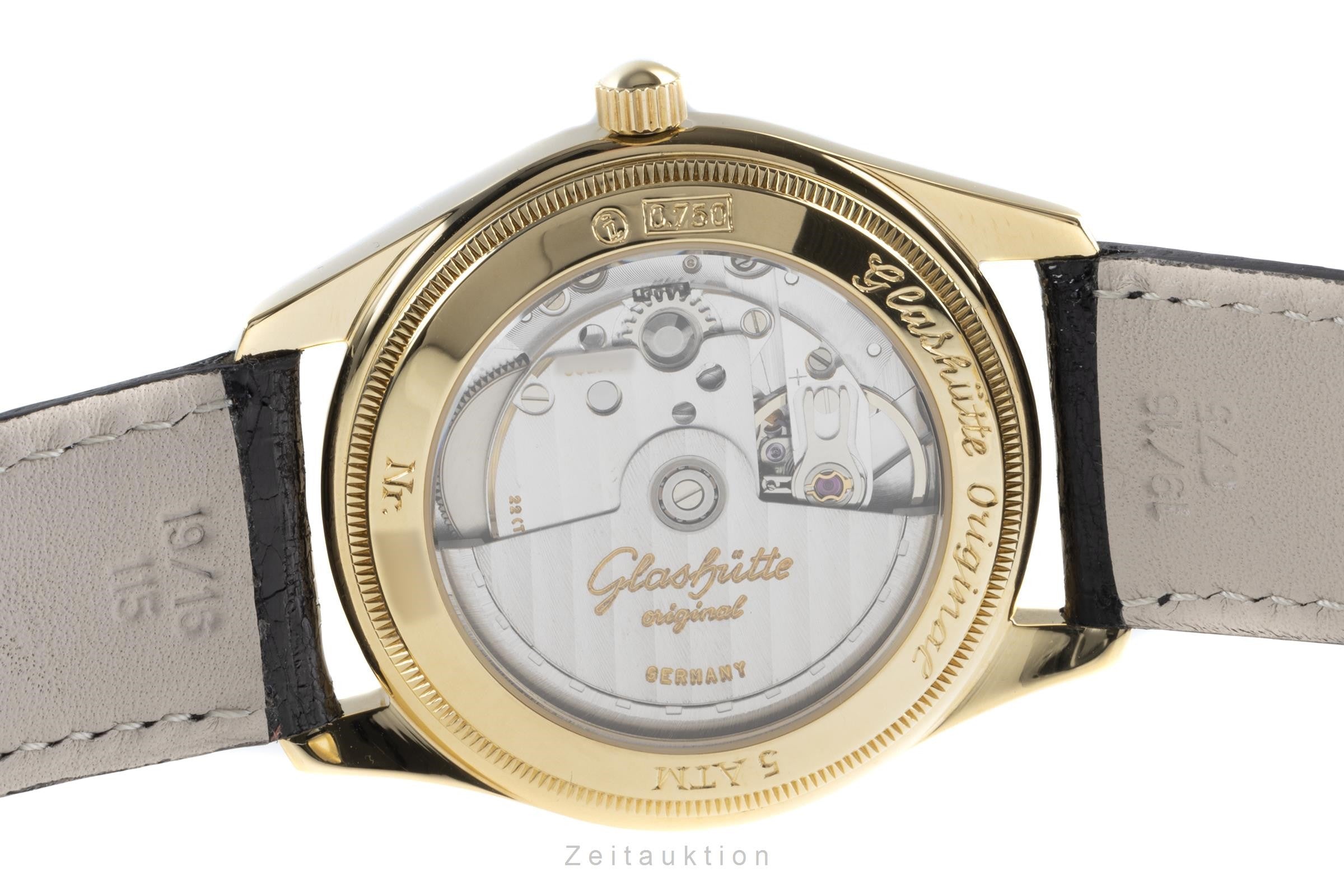 Glashütte Original Senator 18K Gold Automatik Herrenuhr Ref. 10-33-04-02-04 B&P [2203739]