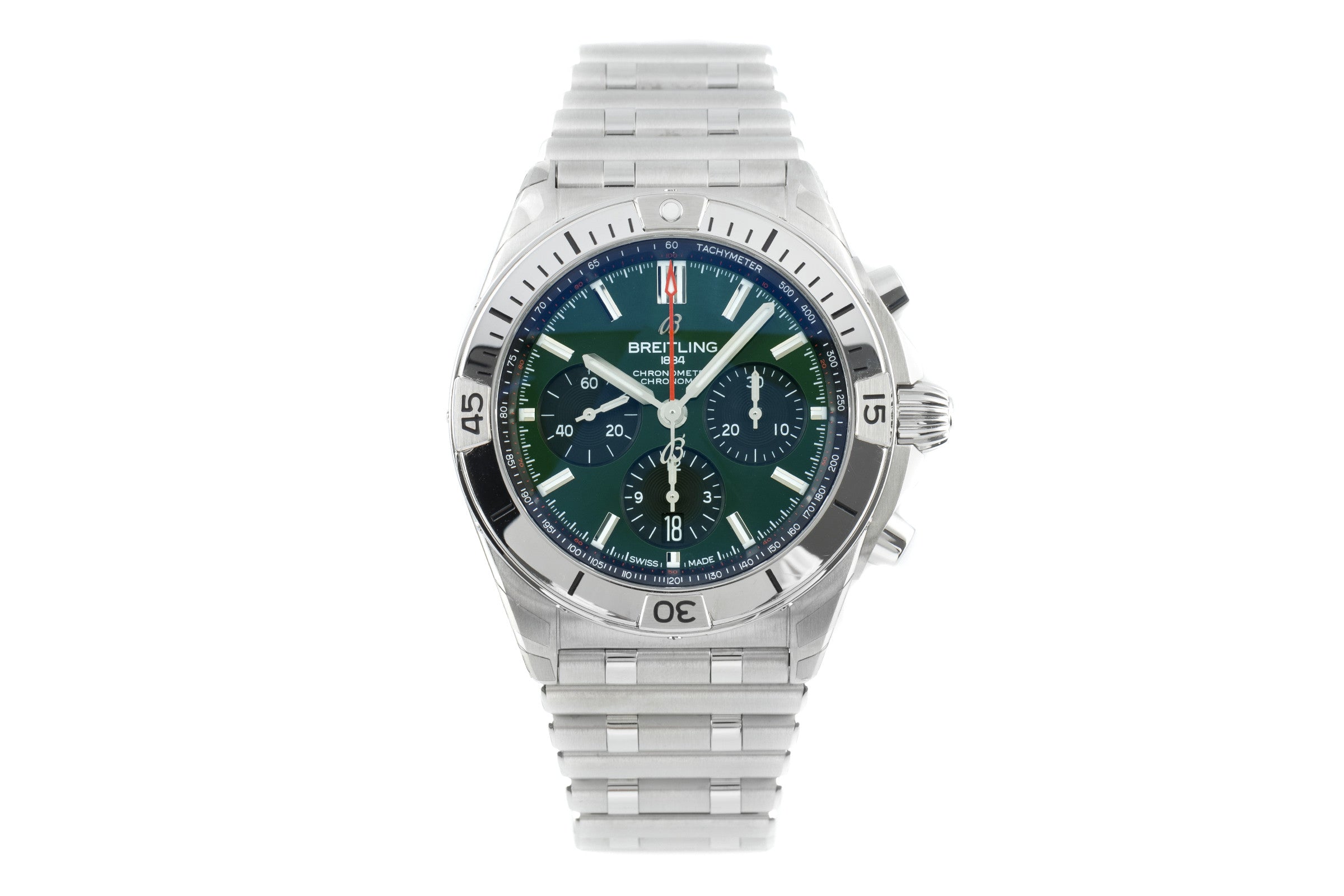 Breitling Chronomat cronógrafo acero automático reloj para caballeros AB0134 LP: 8250EUR  [2203741]