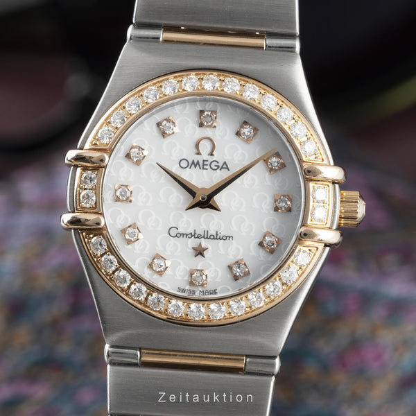 Omega Constellation steel / gold quartz women's watch 895.1203 LP: 6700EUR  [2203743]