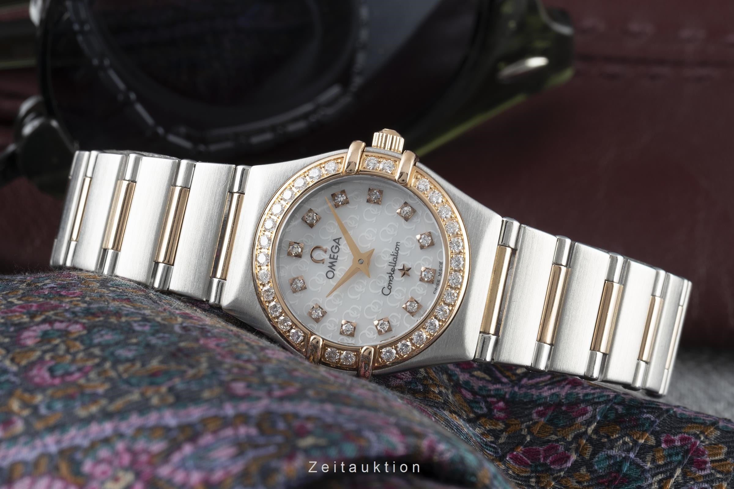 Omega Constellation steel / gold quartz women's watch 895.1203 LP: 6700EUR  [2203743]