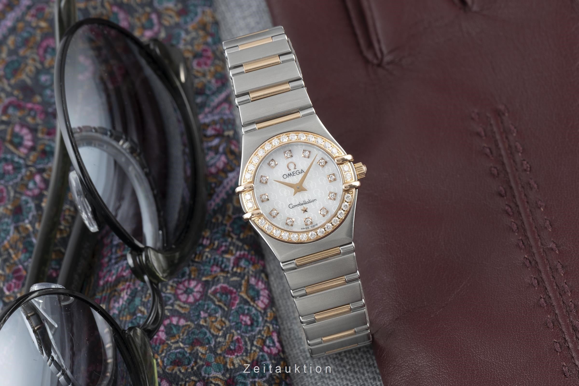 Omega Constellation steel / gold quartz women's watch 895.1203 LP: 6700EUR  [2203743]