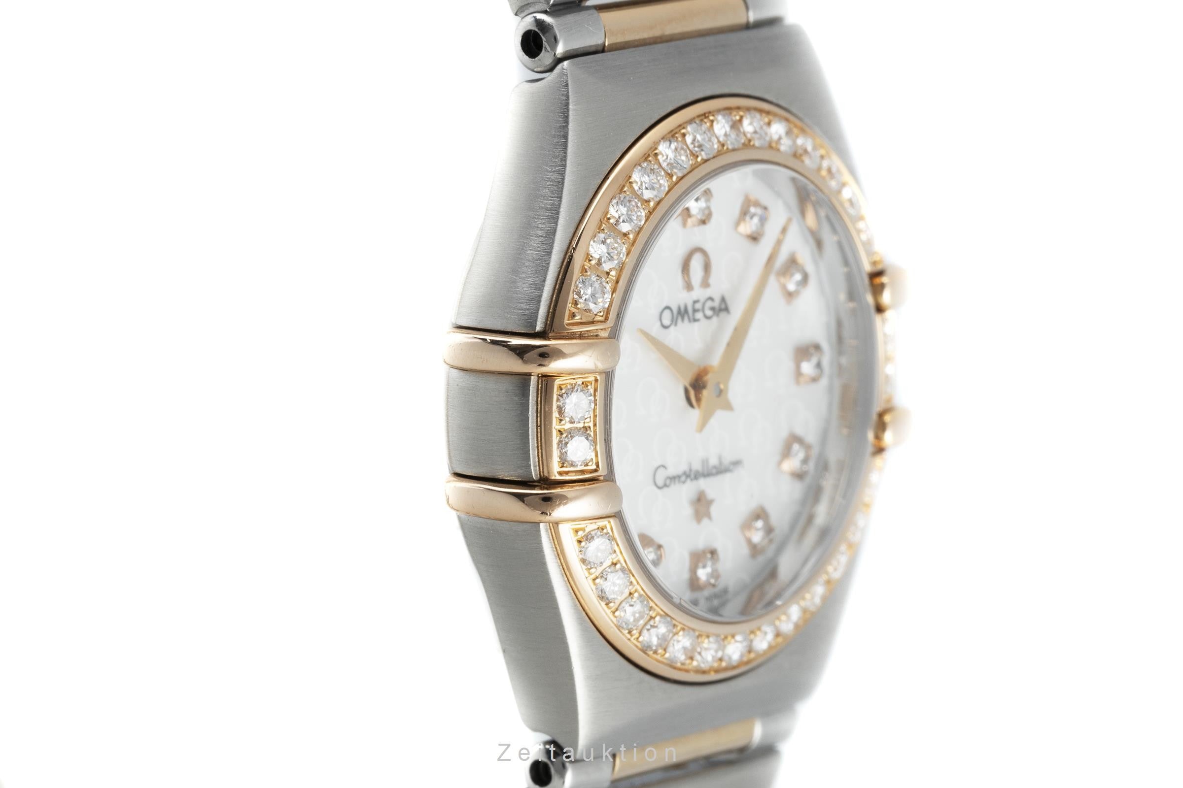 Omega Constellation steel / gold quartz women's watch 895.1203 LP: 6700EUR  [2203743]
