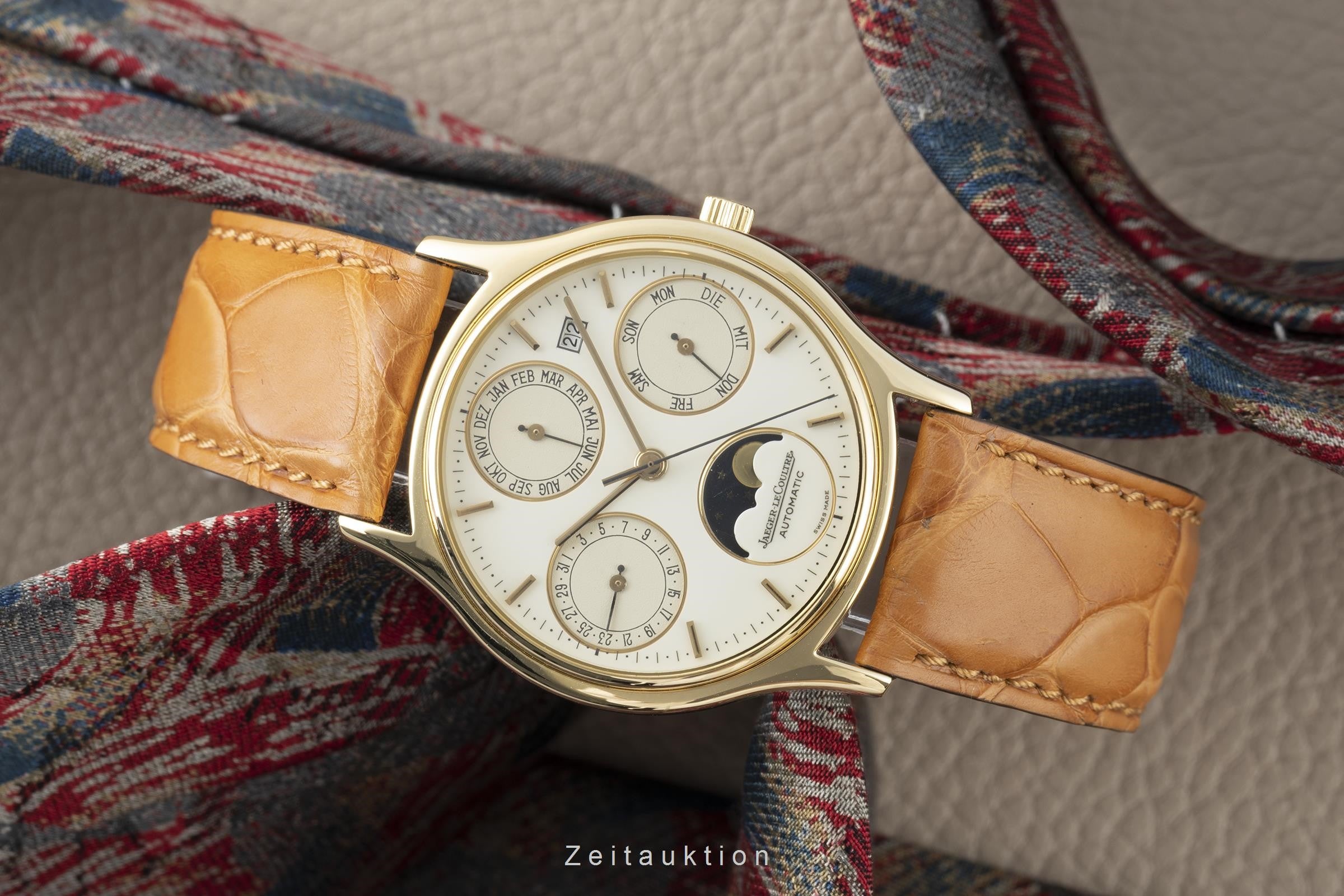 Jaeger LeCoultre Perpetual Calendar or 18 ct automatique montre pour hommes 141.140.1  [2203765]