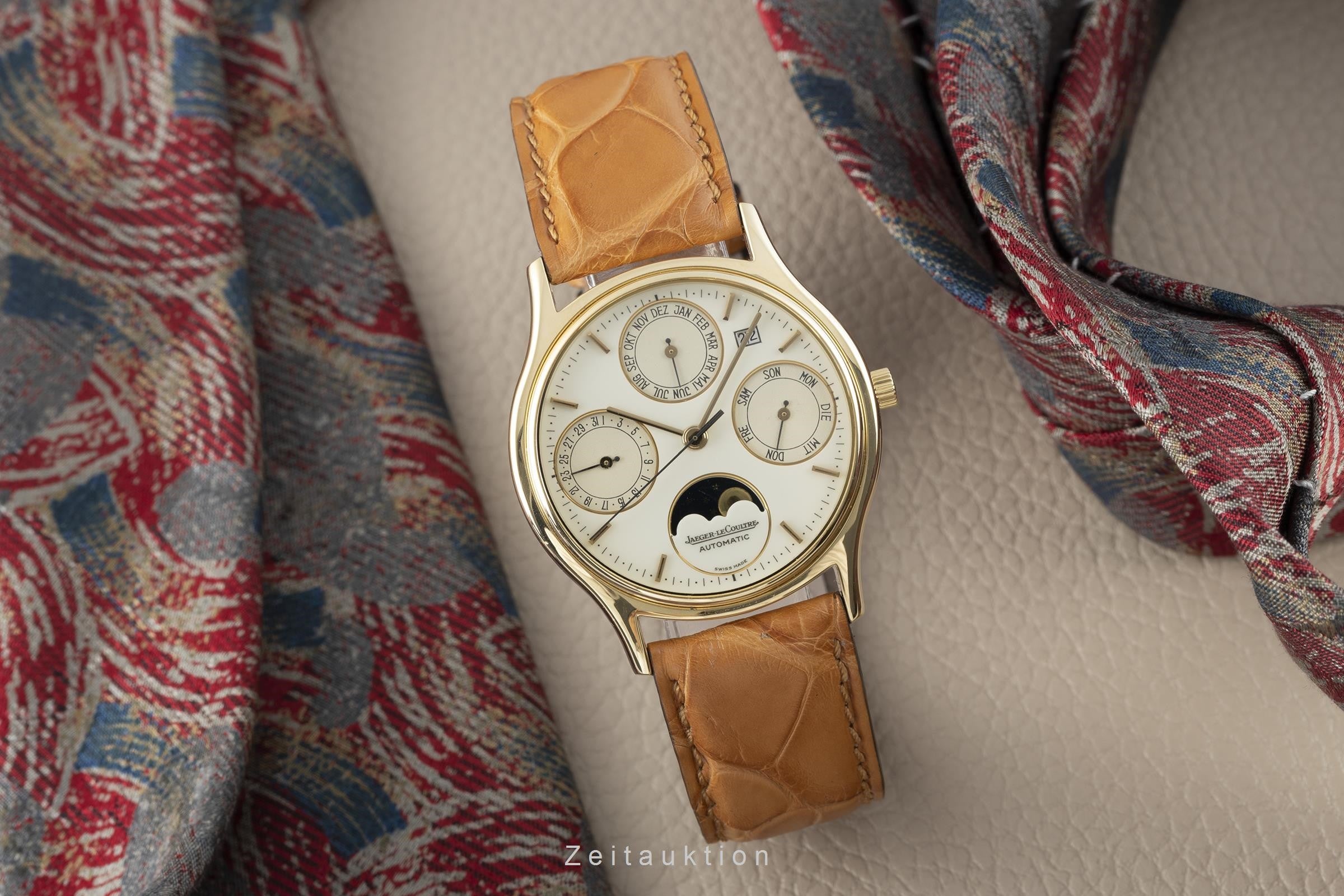 Jaeger LeCoultre Perpetual Calendar or 18 ct automatique montre pour hommes 141.140.1  [2203765]