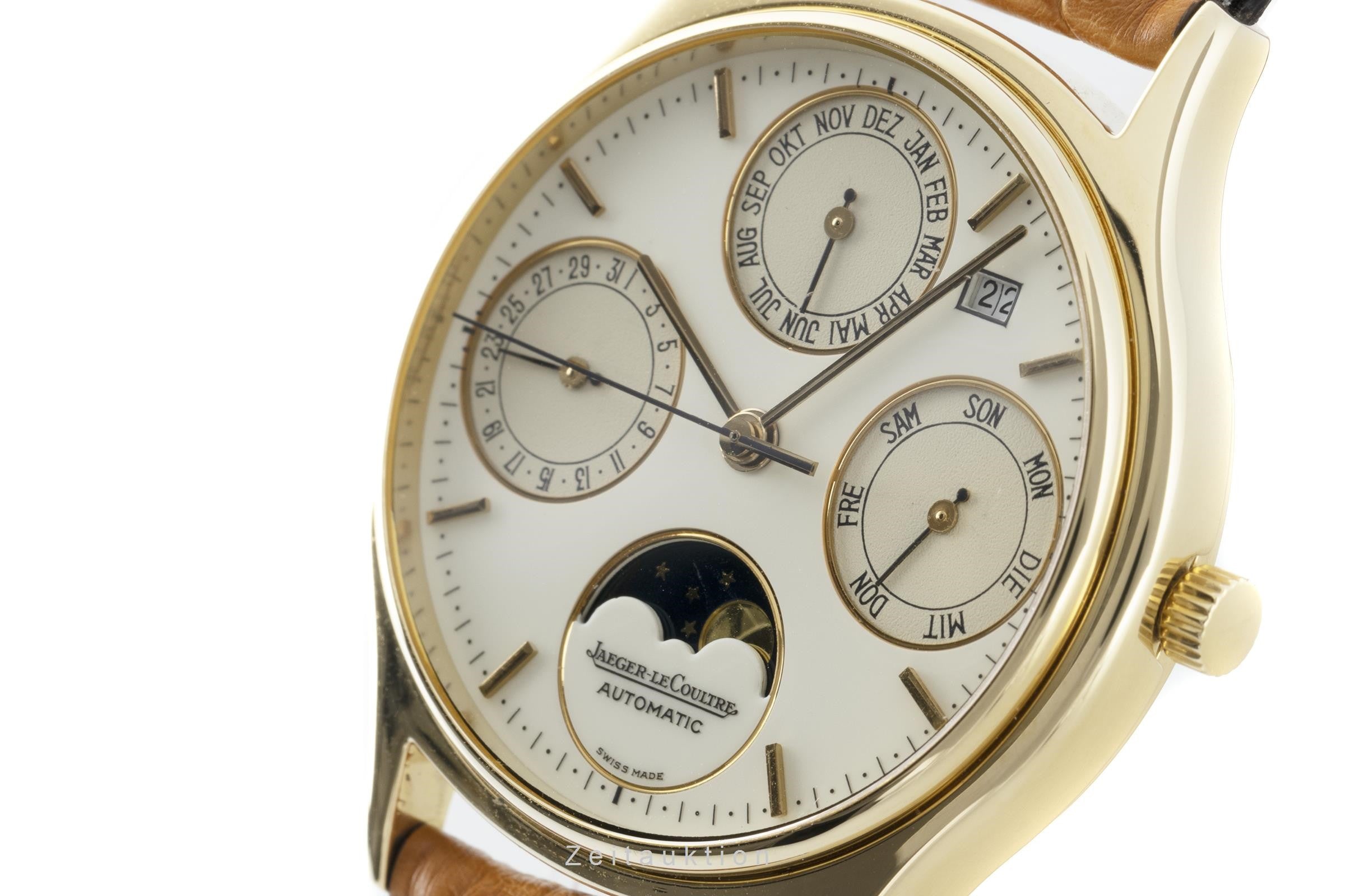 Jaeger LeCoultre Perpetual Calendar or 18 ct automatique montre pour hommes 141.140.1  [2203765]