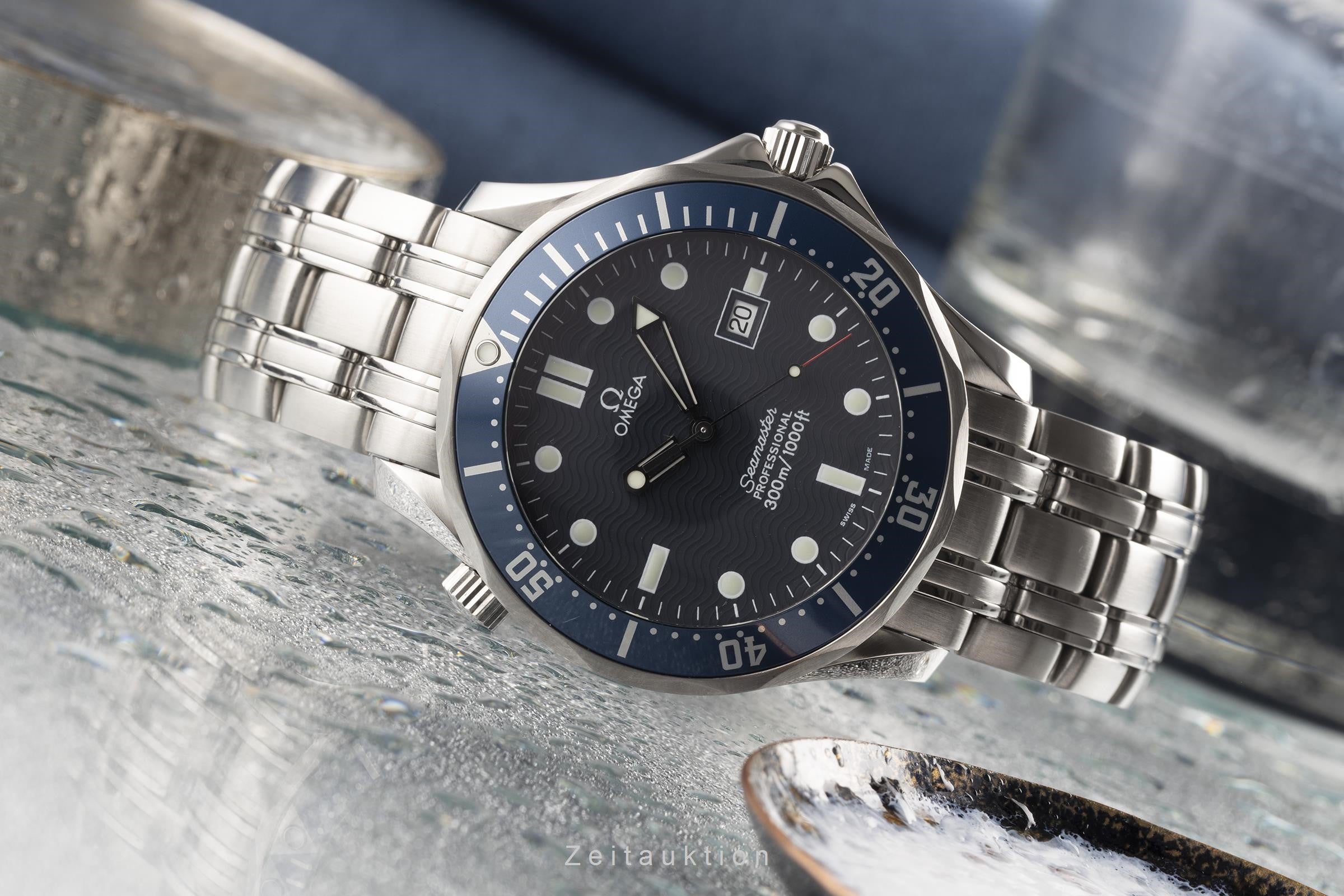 Omega Seamaster acier quartz montre pour hommes 2541.80.00  [2203792]