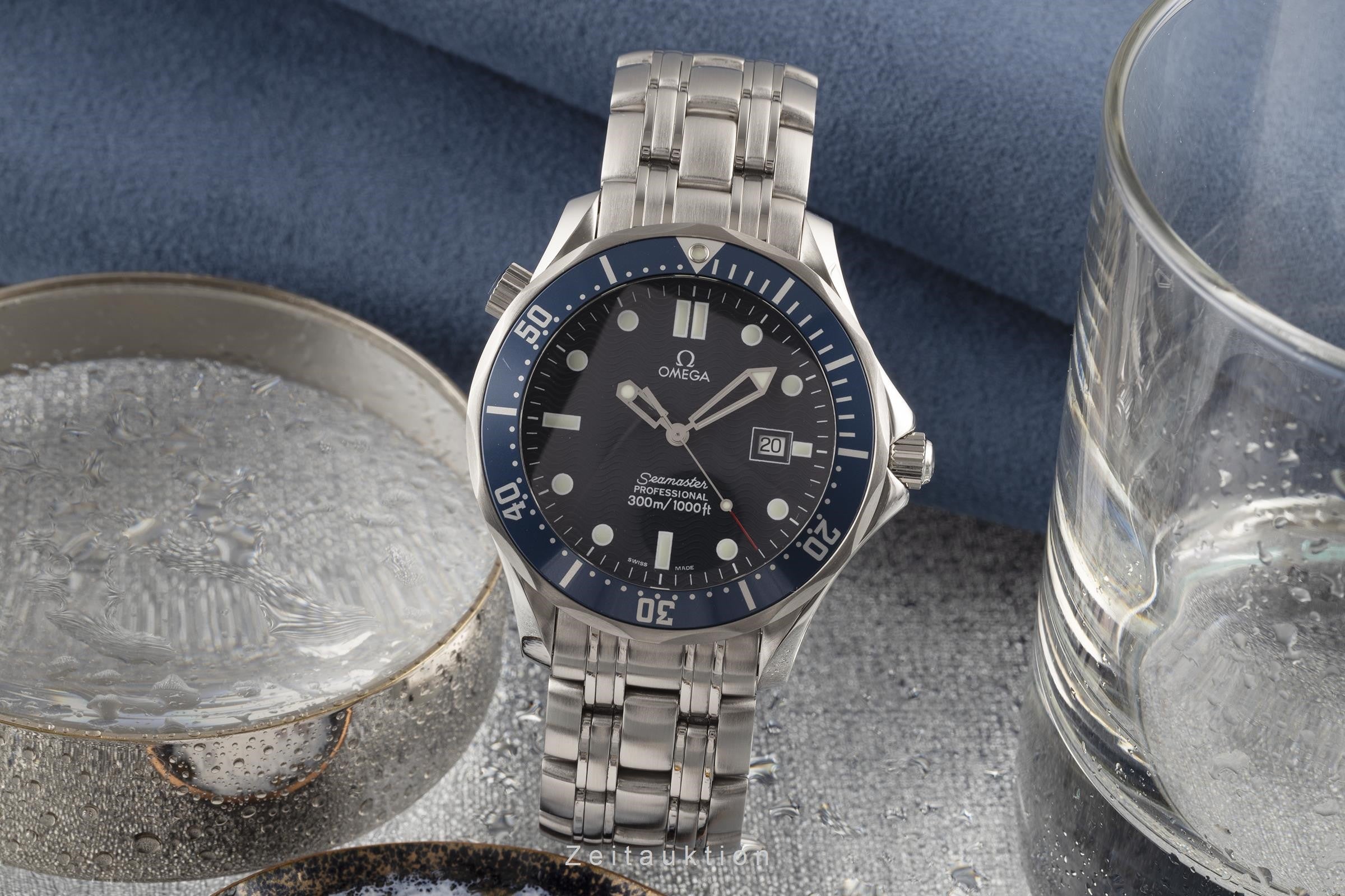 Omega Seamaster acier quartz montre pour hommes 2541.80.00  [2203792]