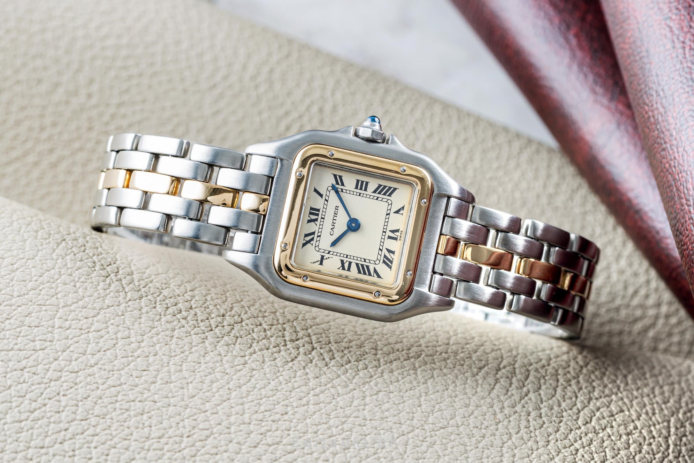 Cartier Panthere acier or quartz 157 166921 2203795