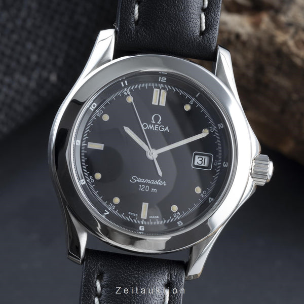 Omega Seamaster steel quartz men's watch 196.1501, 396.1501  [2203862]