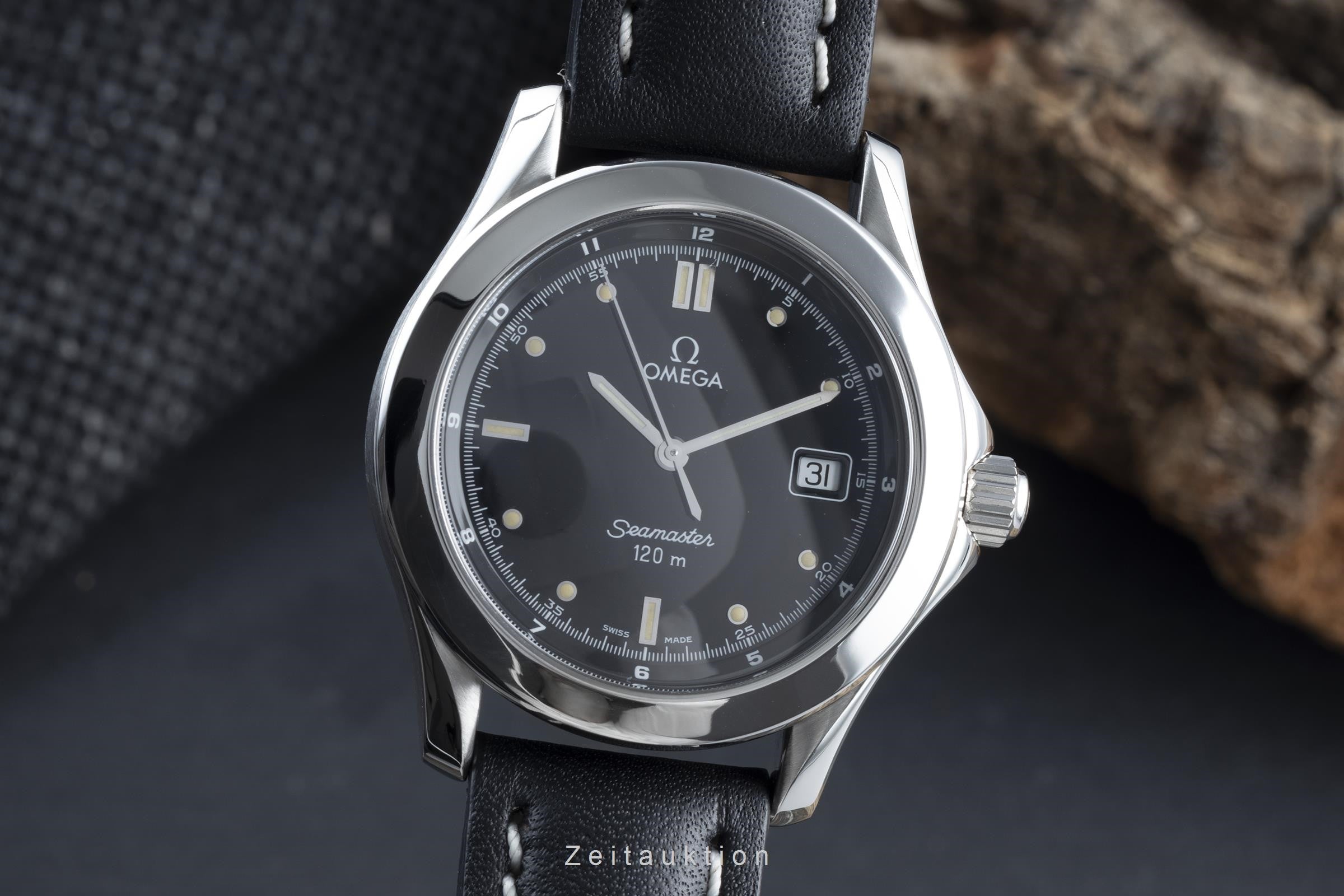 Omega Seamaster steel quartz men's watch 196.1501, 396.1501  [2203862]