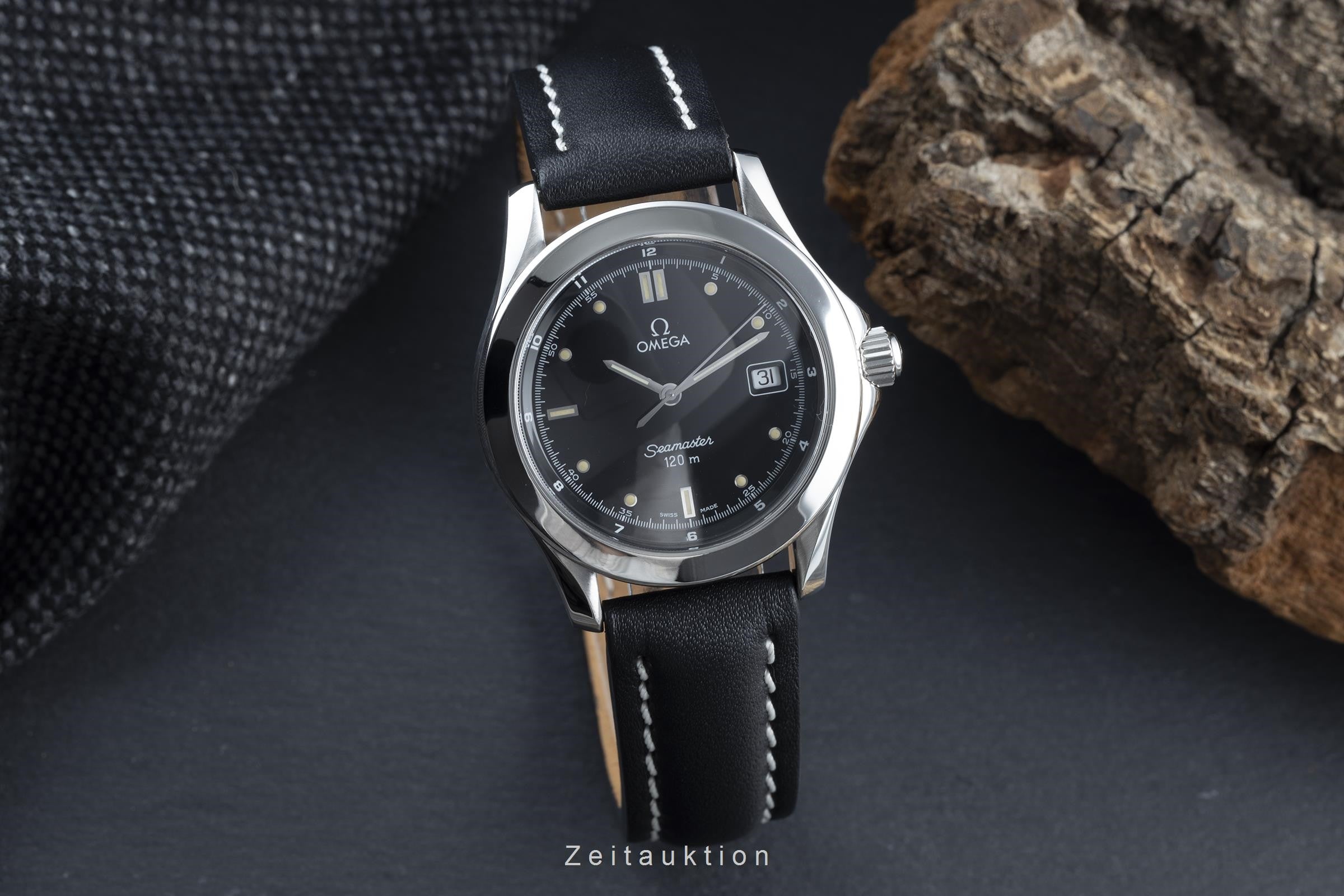 Omega Seamaster steel quartz Kal. 1438 Ref. 196.1501, 396.1501