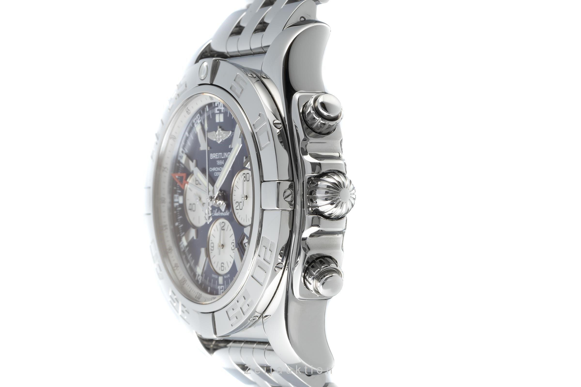 Breitling Chronomat 47 GMT cronografo acciaio automatismo orologio da uomo AB0410  [2203870]